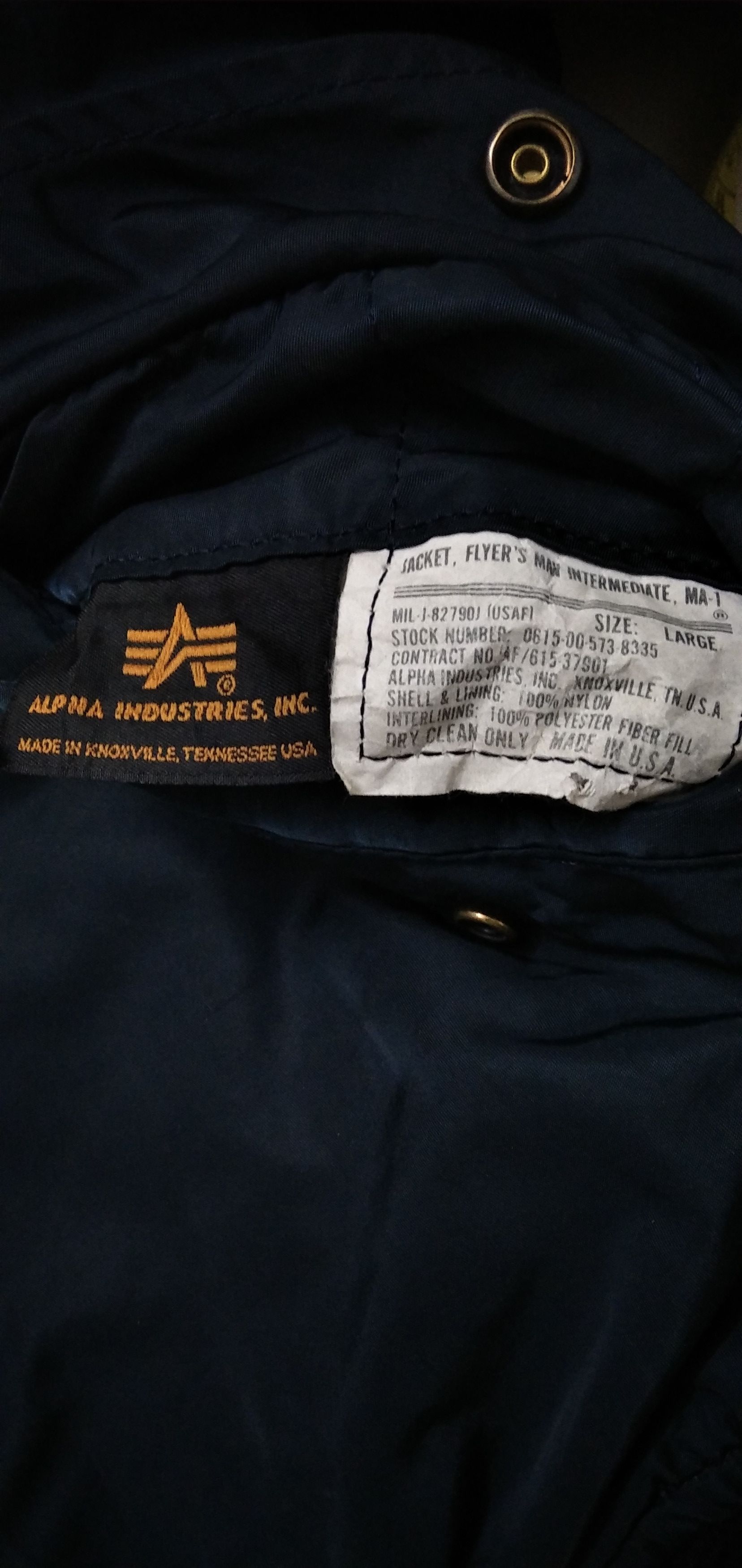 Alpha Industries Vintage Alpha Industries Flight Bomber Jacket Size US L / EU 52-54 / 3 - 4 Thumbnail