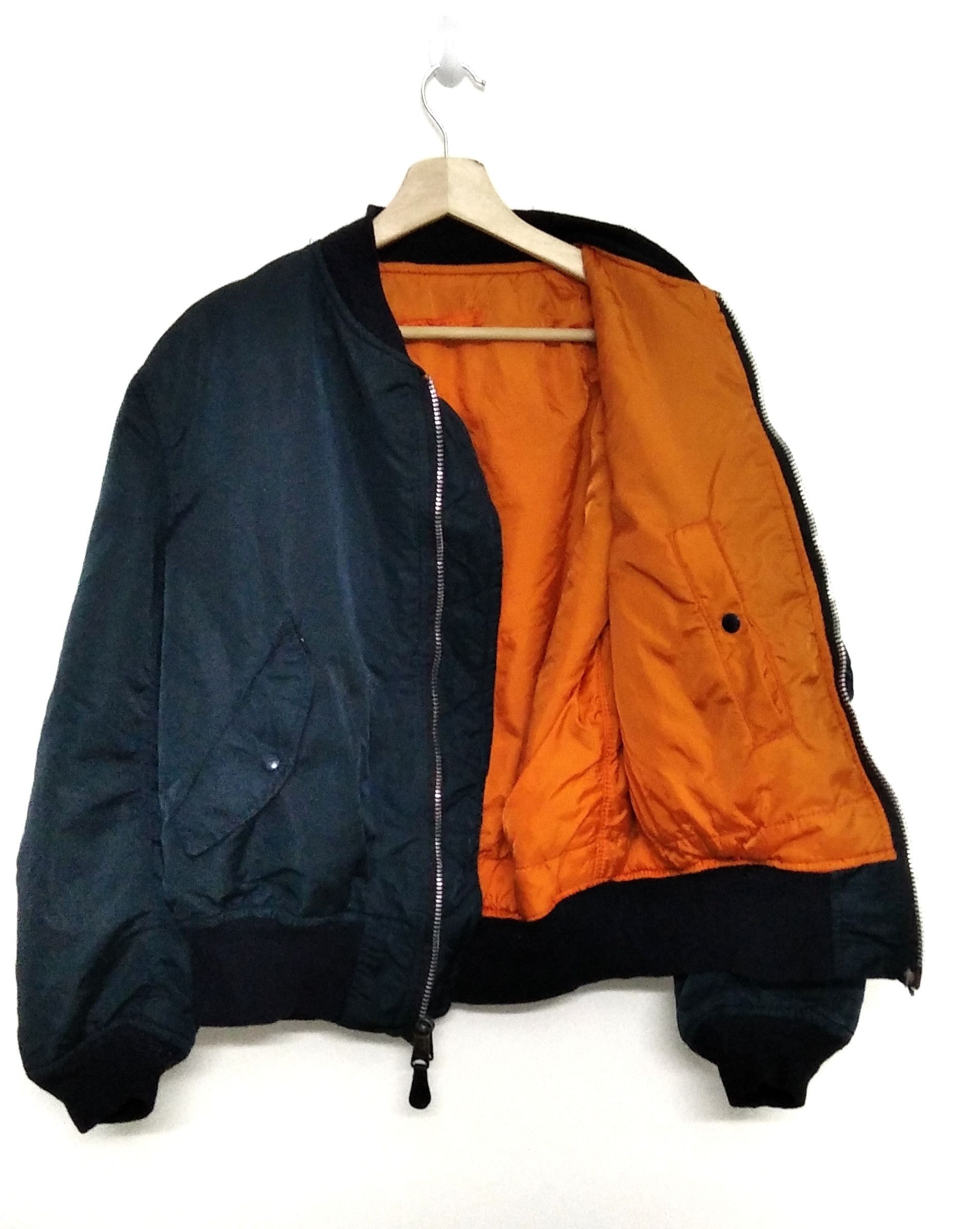 Alpha Industries Vintage Alpha Industries Flight Bomber Jacket Size US L / EU 52-54 / 3 - 3 Thumbnail
