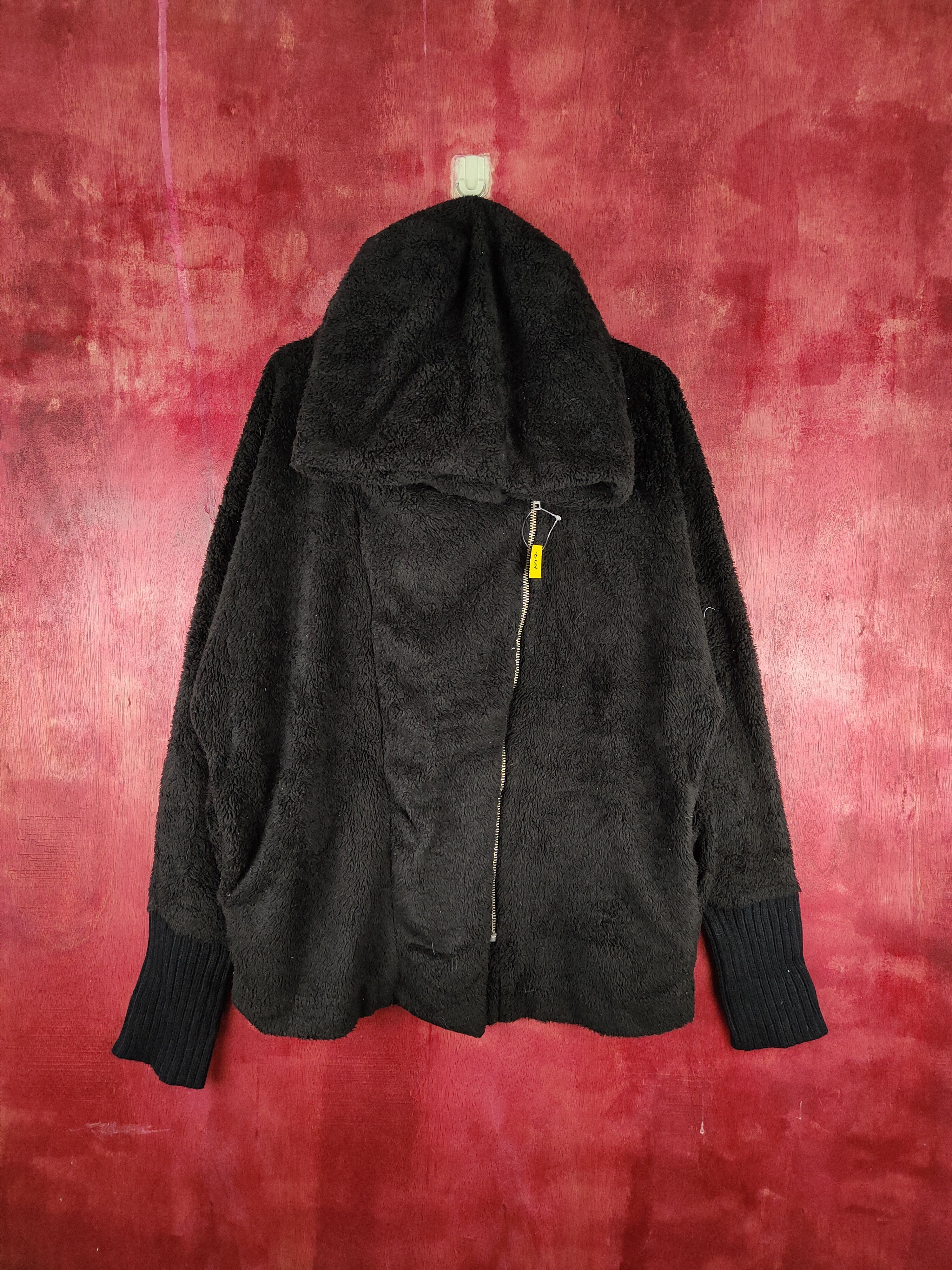 DLS Jeanasis fleece Black Shag Shaggy Fur Knitwear #BB601