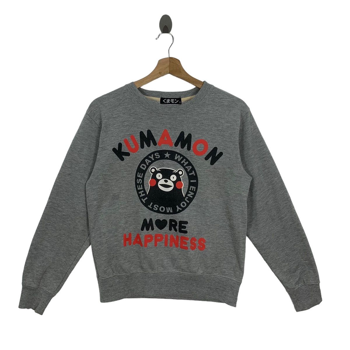 Vintage Kumamon Anime Cartoon Crewneck Pullover Sweater