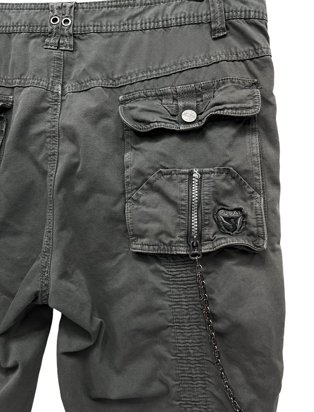 FUSAI 🔥FYE🔥FUSAI Japan Bondage Insane Multipocket Cargo Pants Size US 35 - 15 Thumbnail