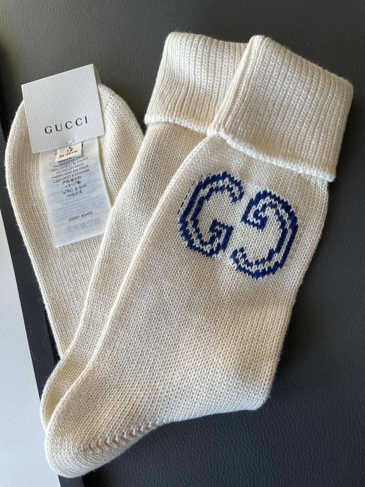 Gucci Iconic Limited Edition Rare Brand New GG Logo Socks Size ONE SIZE - 6 Thumbnail