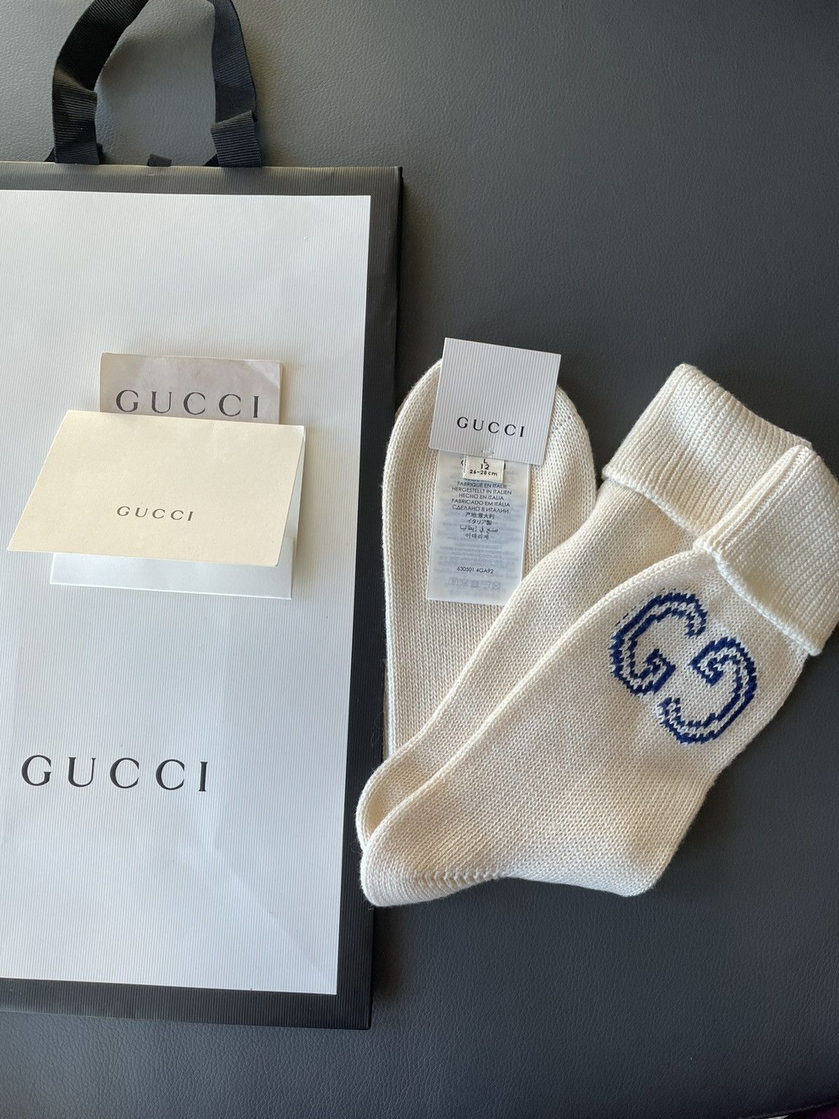 Gucci Iconic Limited Edition Rare Brand New GG Logo Socks Size ONE SIZE - 16 Thumbnail