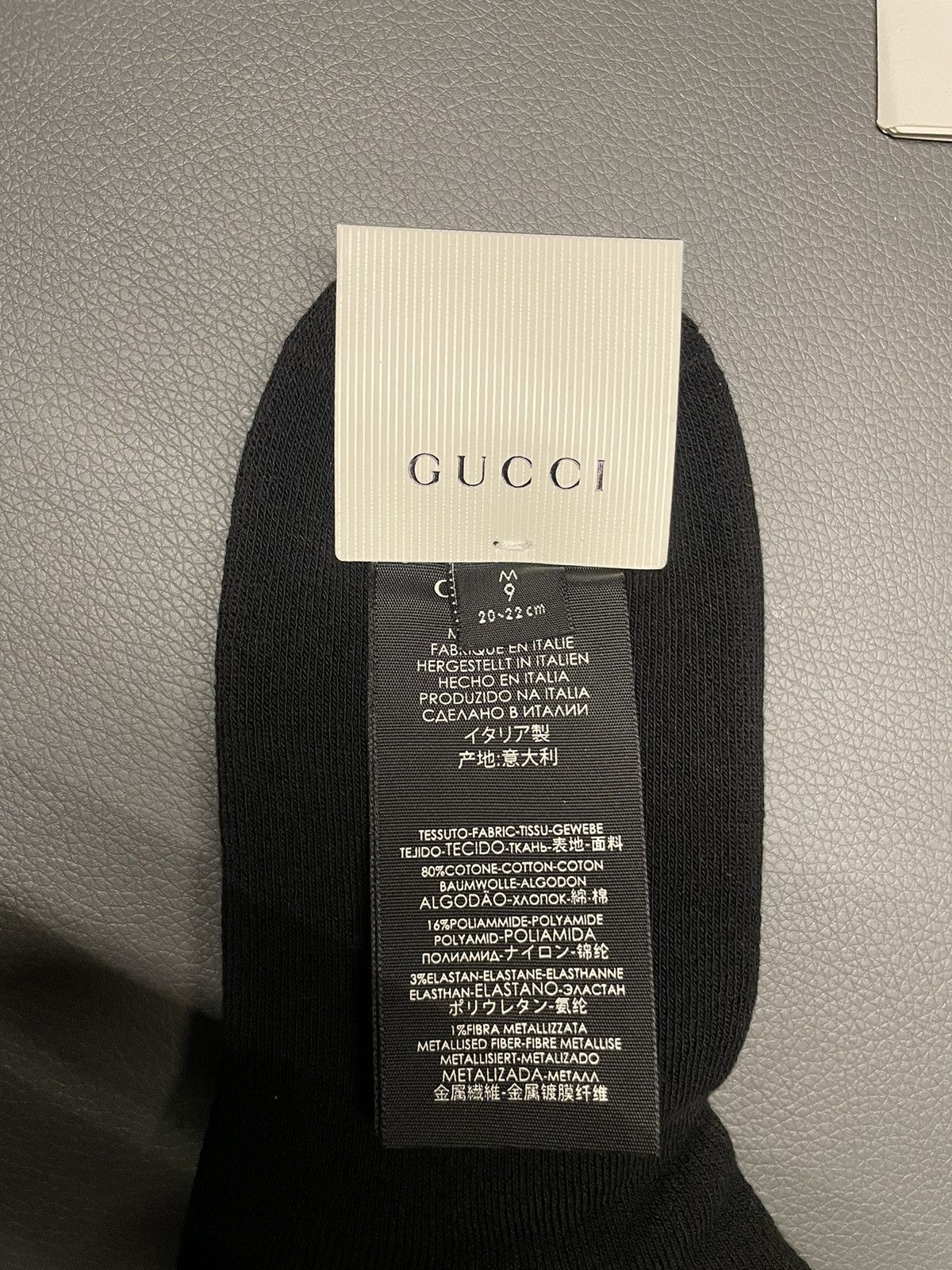 Gucci Brand NEW Super Runway Limited Edition Embroidery Logo Socks Size ONE SIZE - 10 Thumbnail