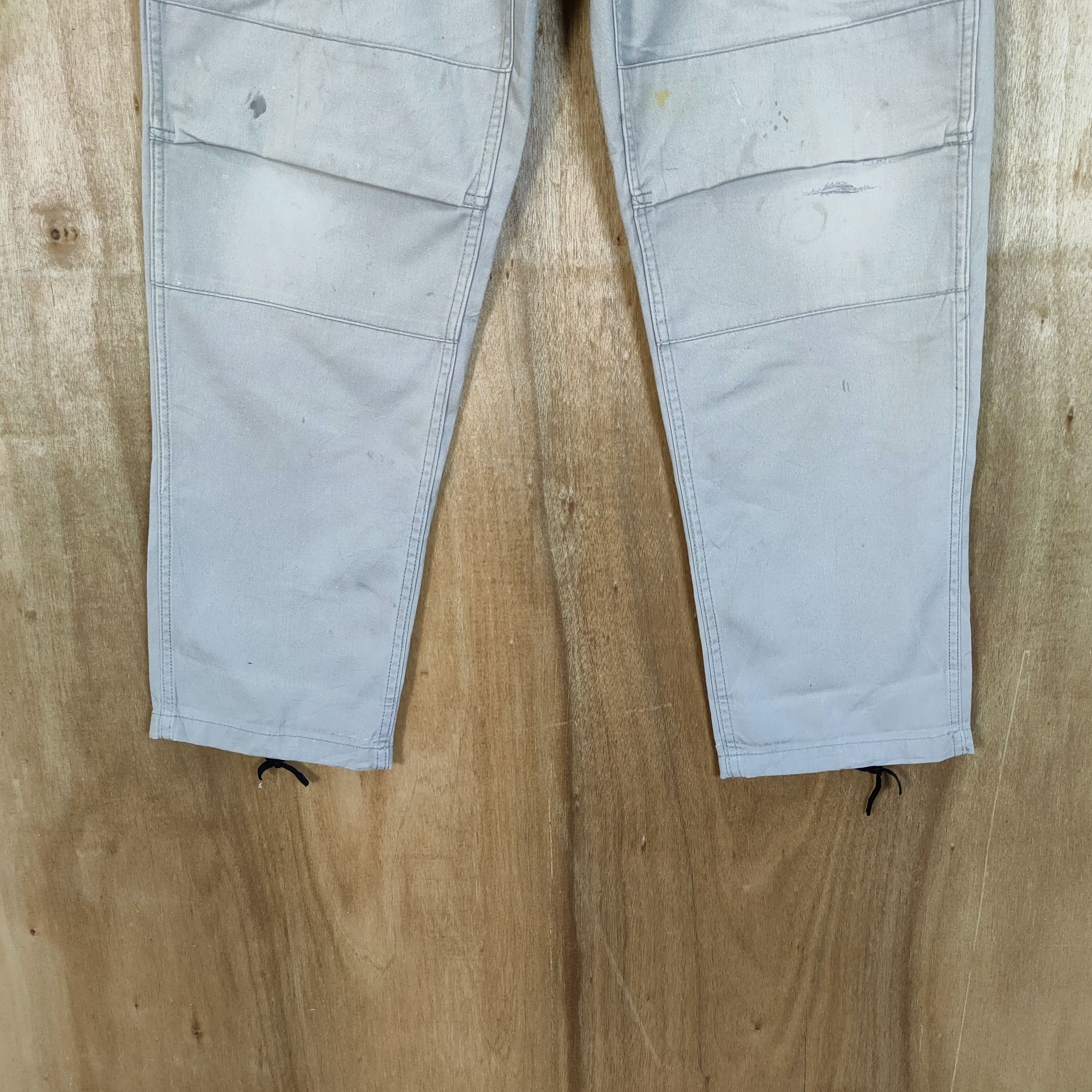 Vintage VINTAGE BDU MILITARY FADED GREY STAIN WORKWEAR CARGO PANTS Size US 34 / EU 50 - 3 Thumbnail