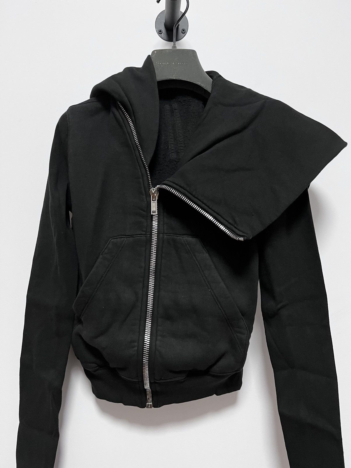 Rick Owens Drkshdw Rick Owens DRKSHDW Mountain Hoodie short sz xs Size XS / US 0-2 / IT 36-38 - 4 Thumbnail