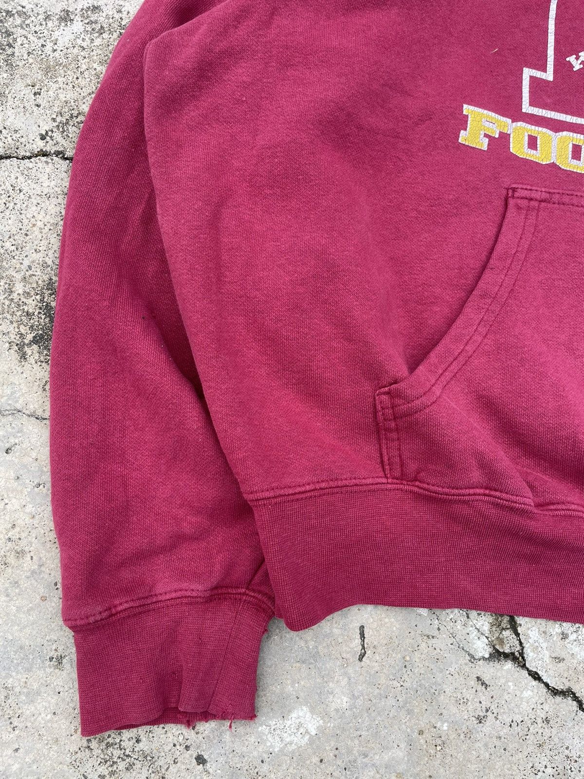 Nike Vintage Distressed NIKE Center Swoosh Hoodie Pullover Baggy Size US M / EU 48-50 / 2 - 5 Thumbnail