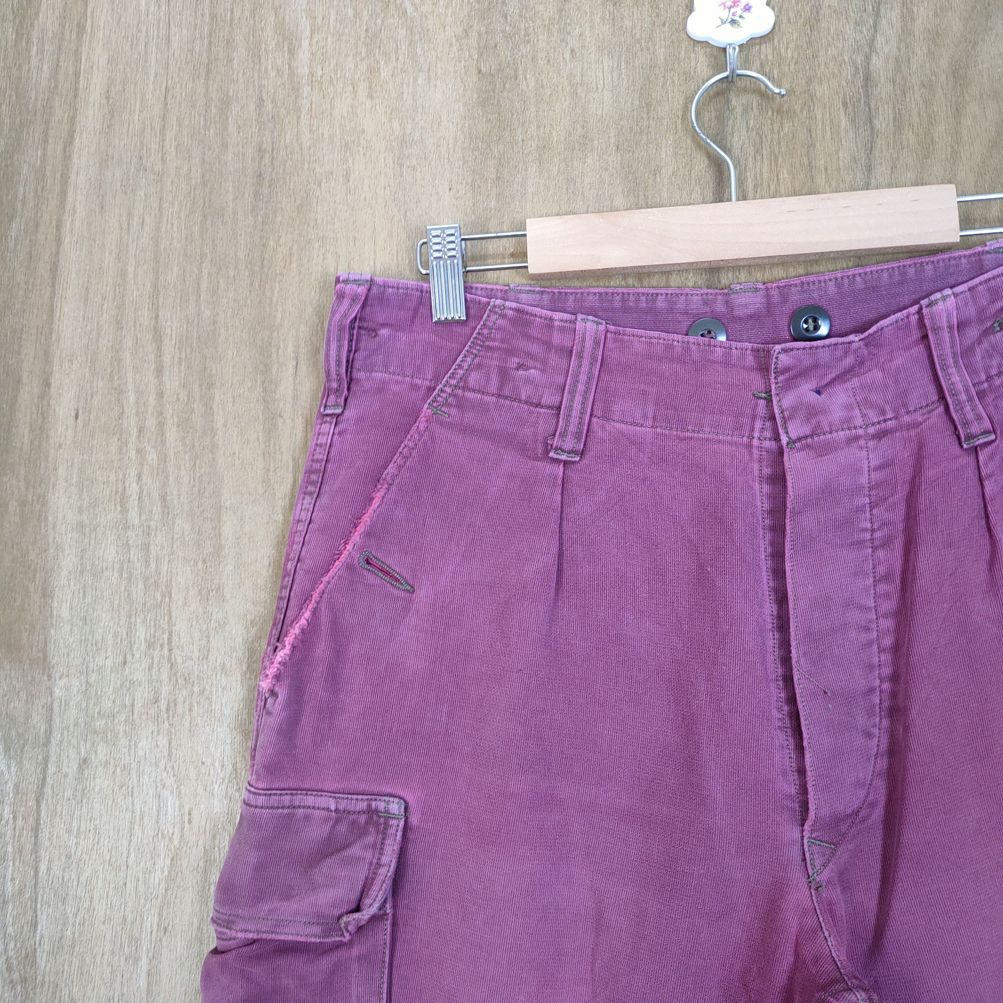 Japanese Brand VINTAGE MARQUARAT SCHULZ FADED CARGO PANTS Size US 32 / EU 48 - 5 Thumbnail