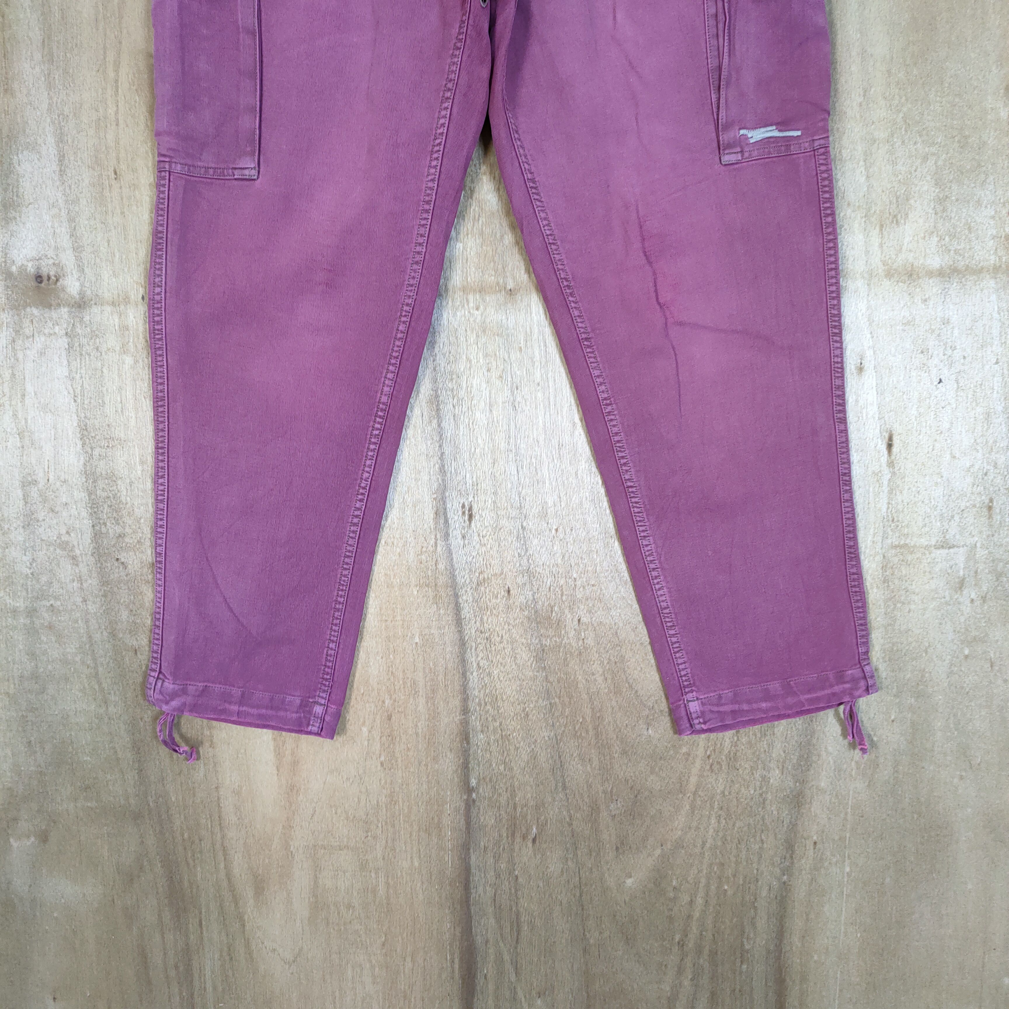 Japanese Brand VINTAGE MARQUARAT SCHULZ FADED CARGO PANTS Size US 32 / EU 48 - 3 Thumbnail