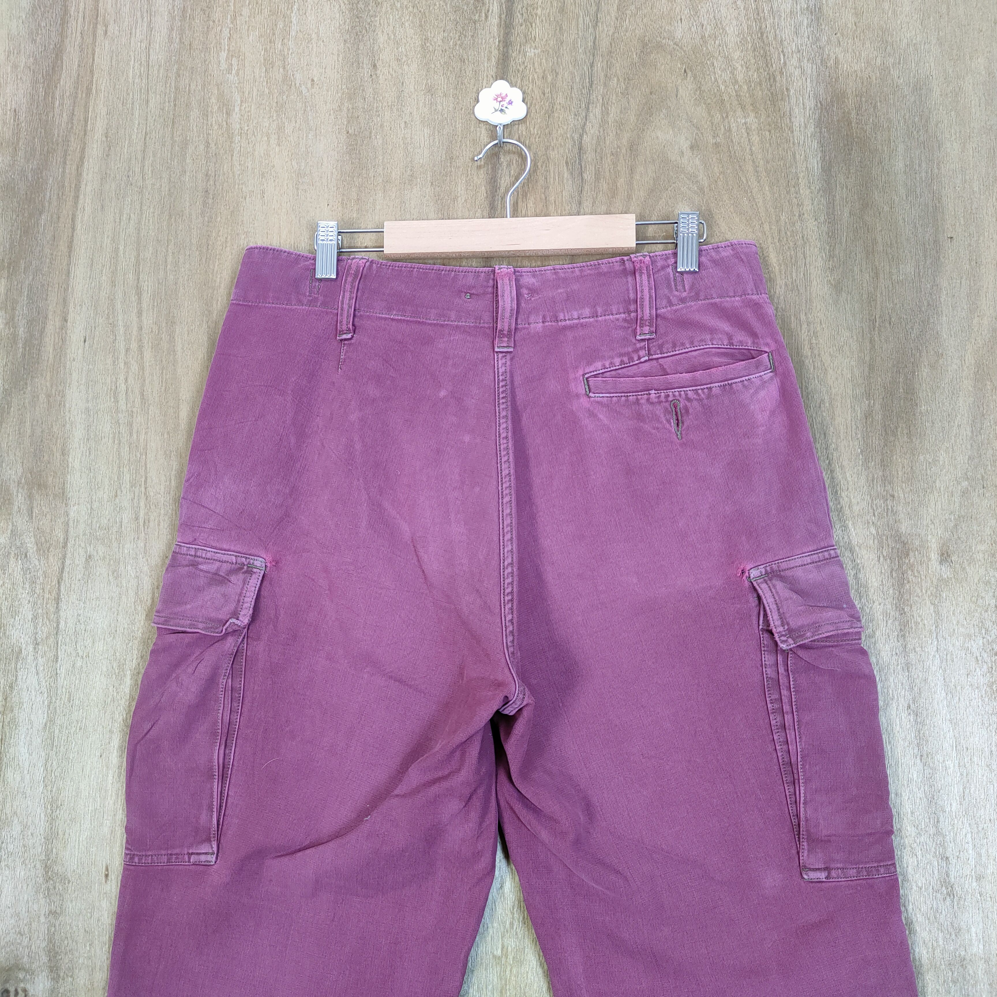 Japanese Brand VINTAGE MARQUARAT SCHULZ FADED CARGO PANTS Size US 32 / EU 48 - 9 Thumbnail