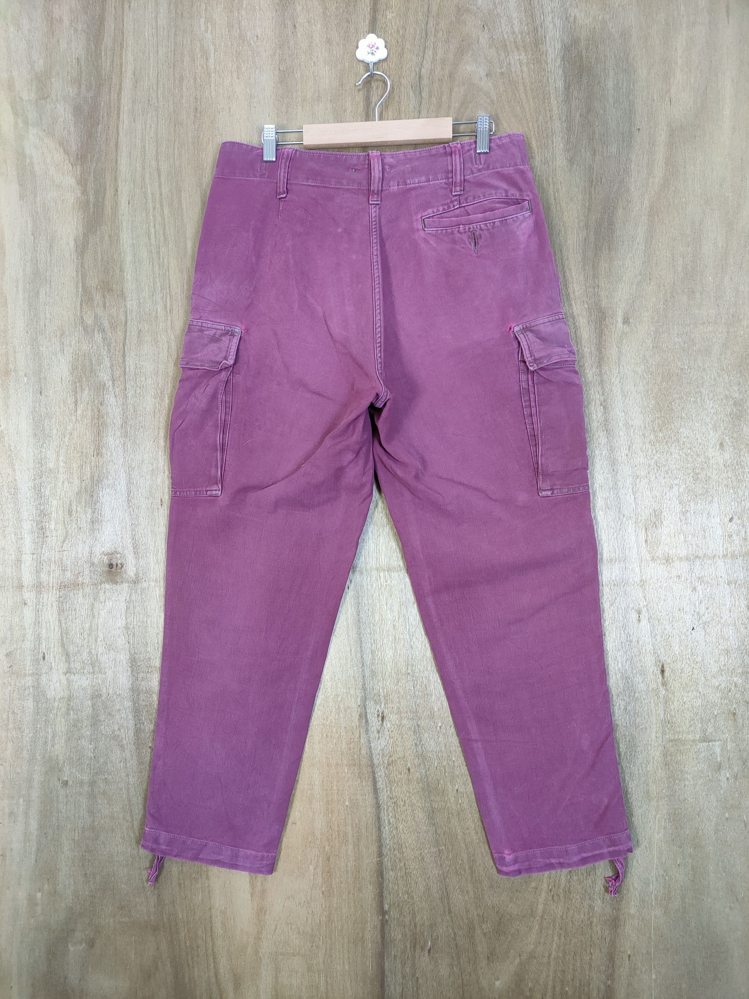 Japanese Brand VINTAGE MARQUARAT SCHULZ FADED CARGO PANTS Size US 32 / EU 48 - 8 Thumbnail