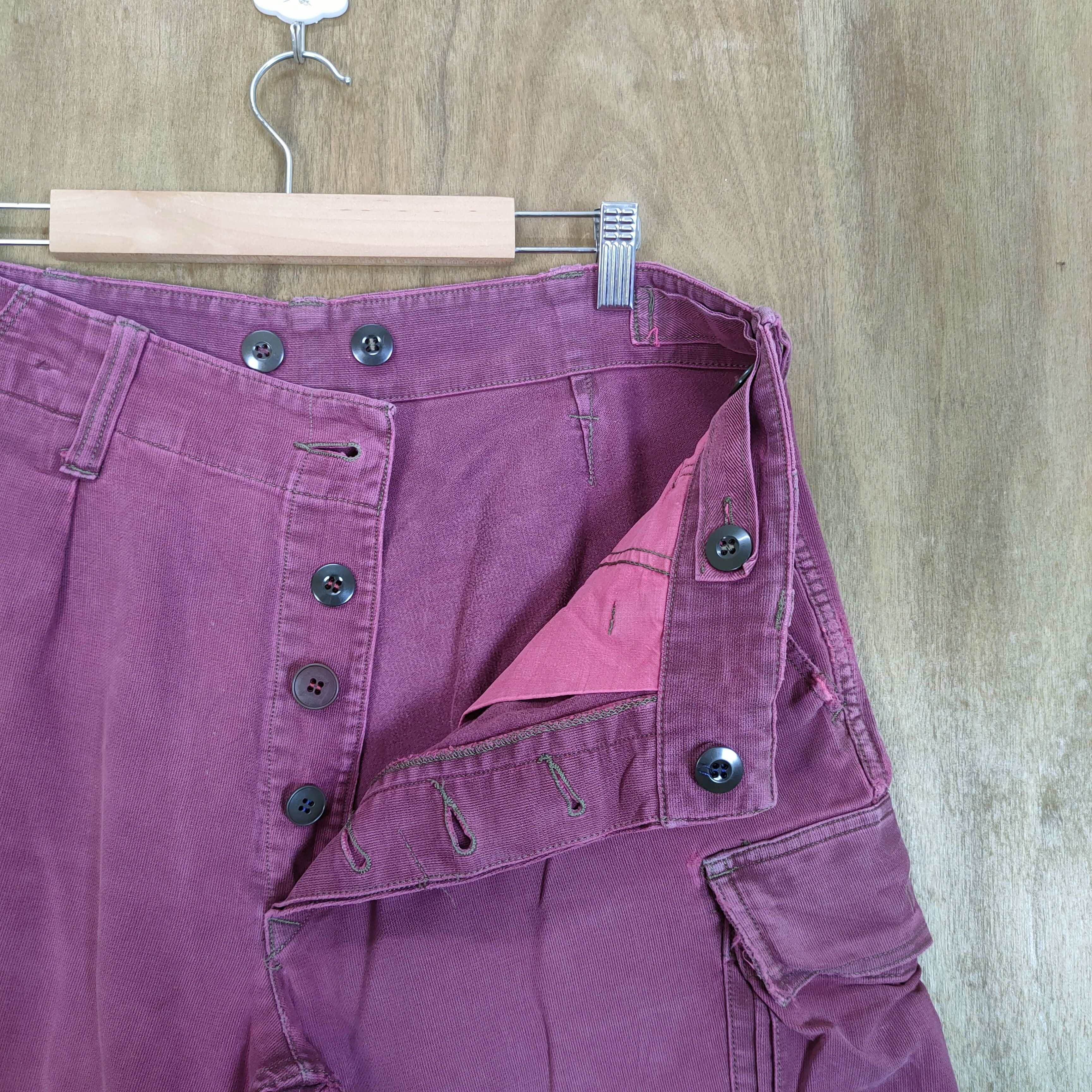 Japanese Brand VINTAGE MARQUARAT SCHULZ FADED CARGO PANTS Size US 32 / EU 48 - 11 Thumbnail