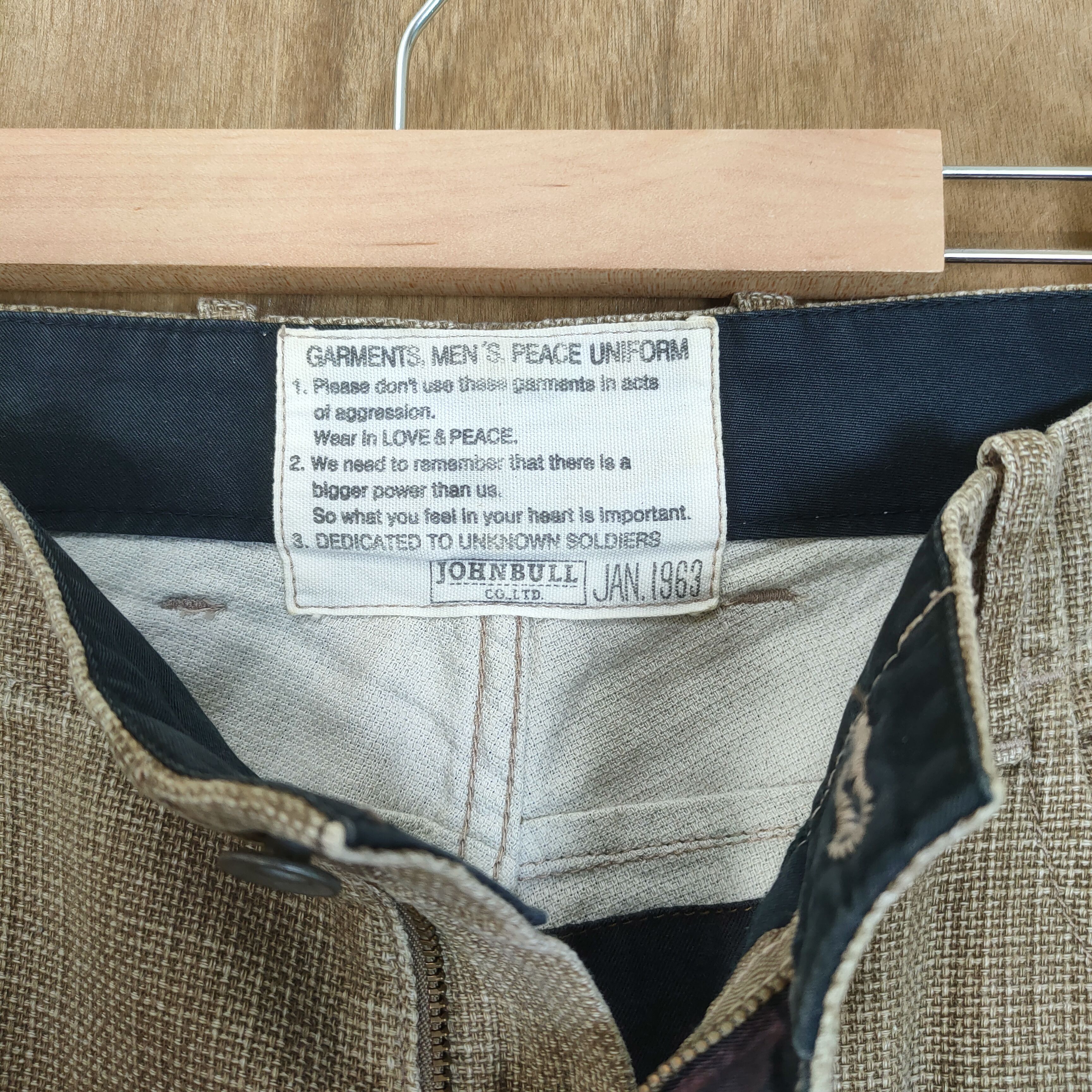 Johnbull VINTAGE JOHN BULL DOUBLE KNEE FADED CASUAL PANTS Size US 30 / EU 46 - 5 Thumbnail