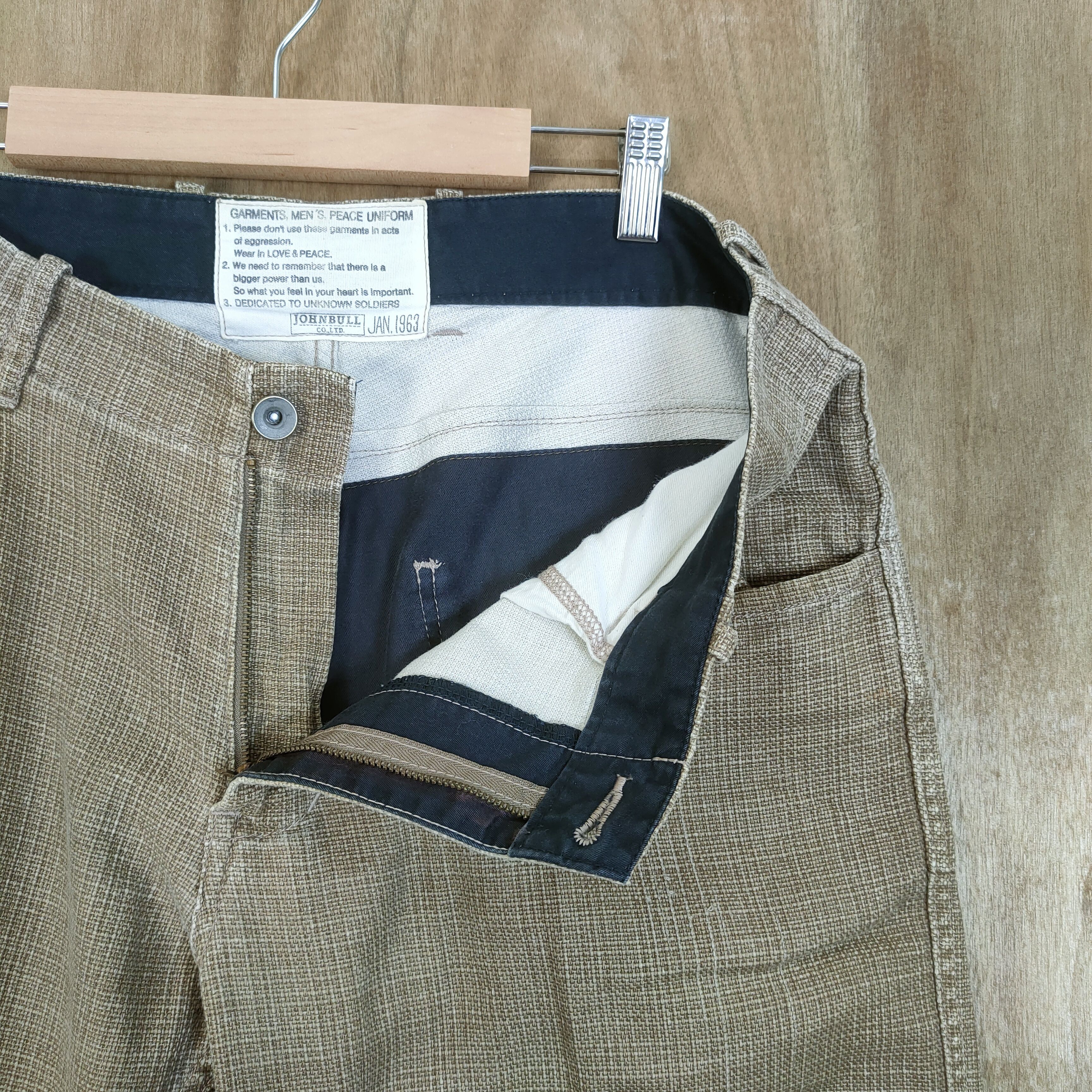 Johnbull VINTAGE JOHN BULL DOUBLE KNEE FADED CASUAL PANTS Size US 30 / EU 46 - 2 Thumbnail