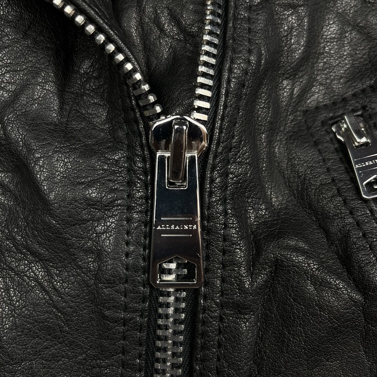 Allsaints Last Drop❗️ Allsaint Leather Jacket Sheepskin Collar Size US XS / EU 42 / 0 - 12 Thumbnail