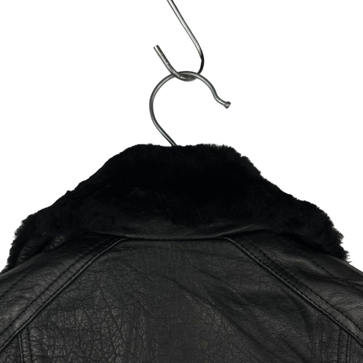 Allsaints Last Drop❗️ Allsaint Leather Jacket Sheepskin Collar Size US XS / EU 42 / 0 - 11 Thumbnail