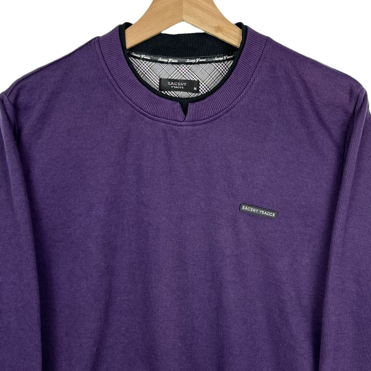 Y's × Yohji Yamamoto Vintage Yohji Yamamoto Sacsny Ysaccs Embroidered Sweatshirt Size US M / EU 48-50 / 2 - 4 Thumbnail