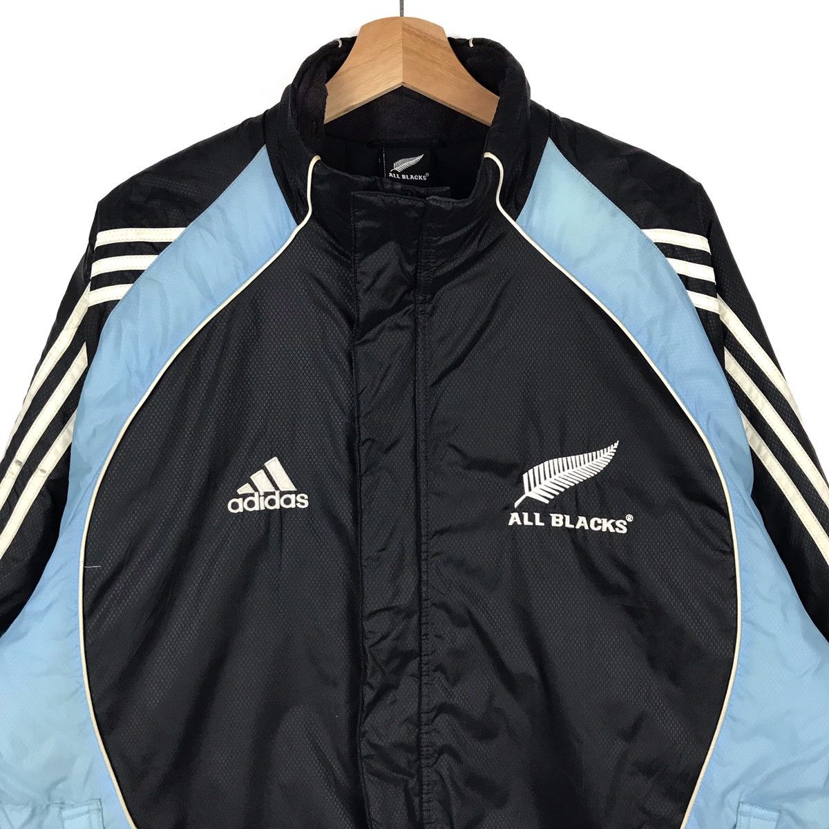Adidas × All Blacks × Sports Specialties Authentic Vintage Adidas All Black Jacket Size US L / EU 52-54 / 3 - 3 Thumbnail