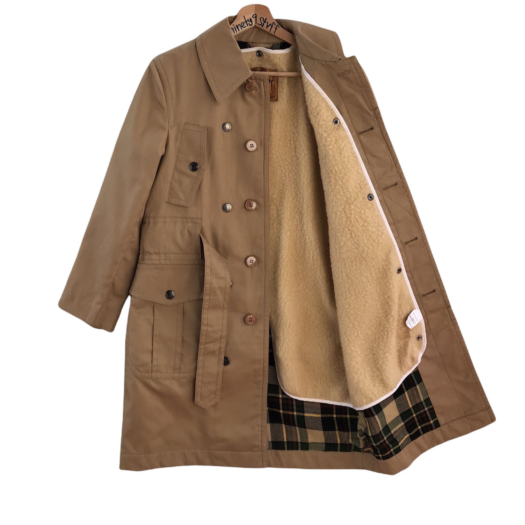 Designer × Vintage Vintage Tailor By Mc Dandy Trench Coat Size US M / EU 48-50 / 2 - 2 Thumbnail