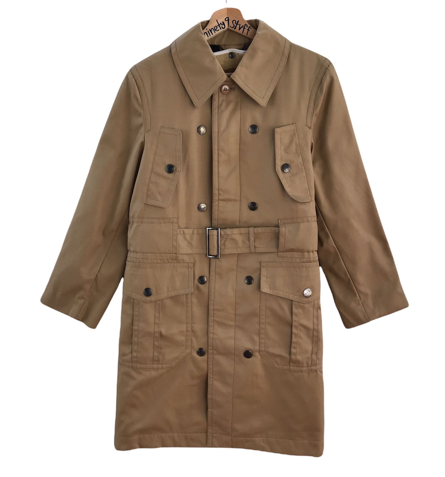 Designer × Vintage Vintage Tailor By Mc Dandy Trench Coat Size US M / EU 48-50 / 2 - 1 Thumbnail
