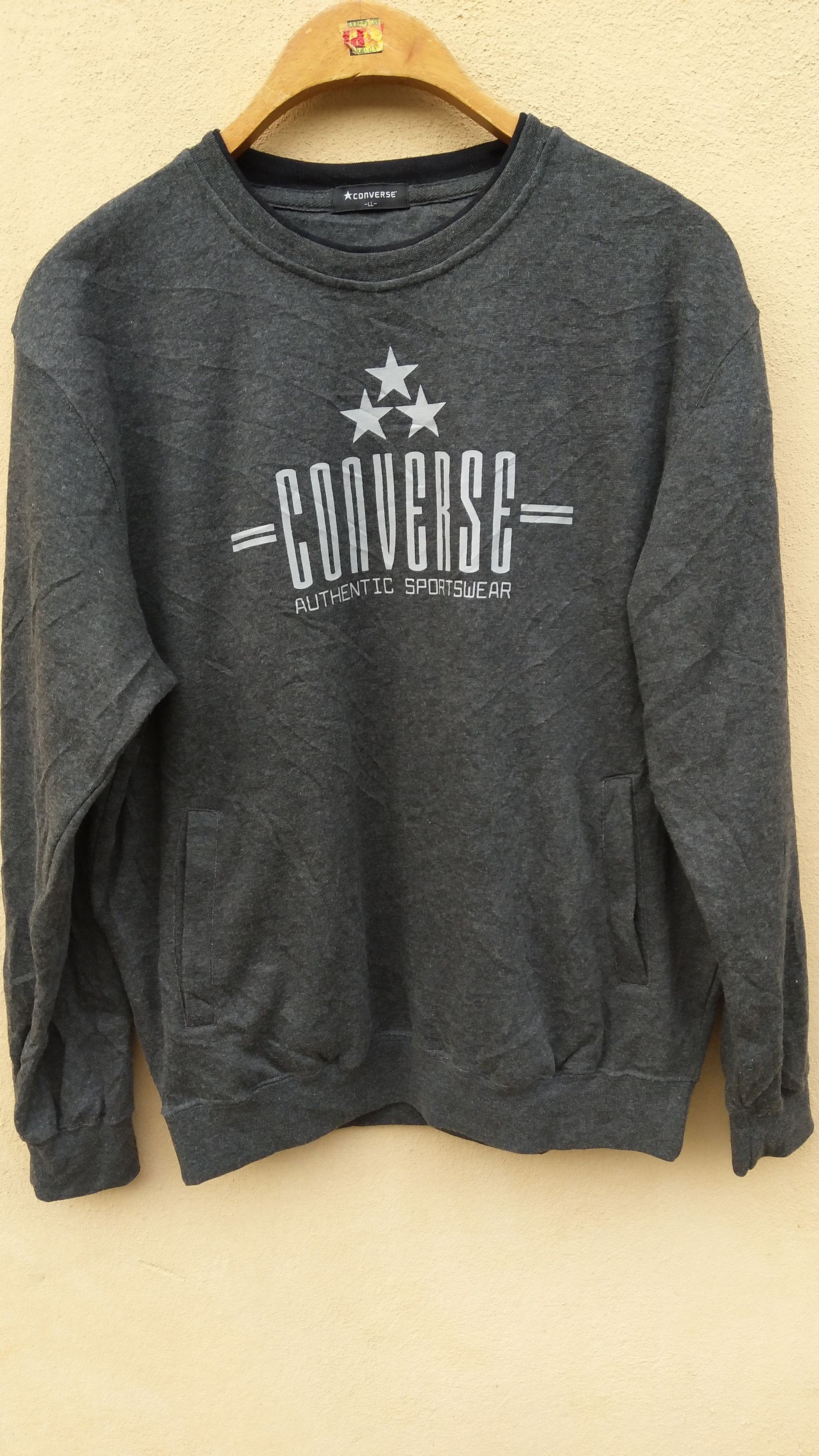 Converse Converse sweatshirt spell out crewneck jumper Size US L / EU 52-54 / 3 - 1 Thumbnail