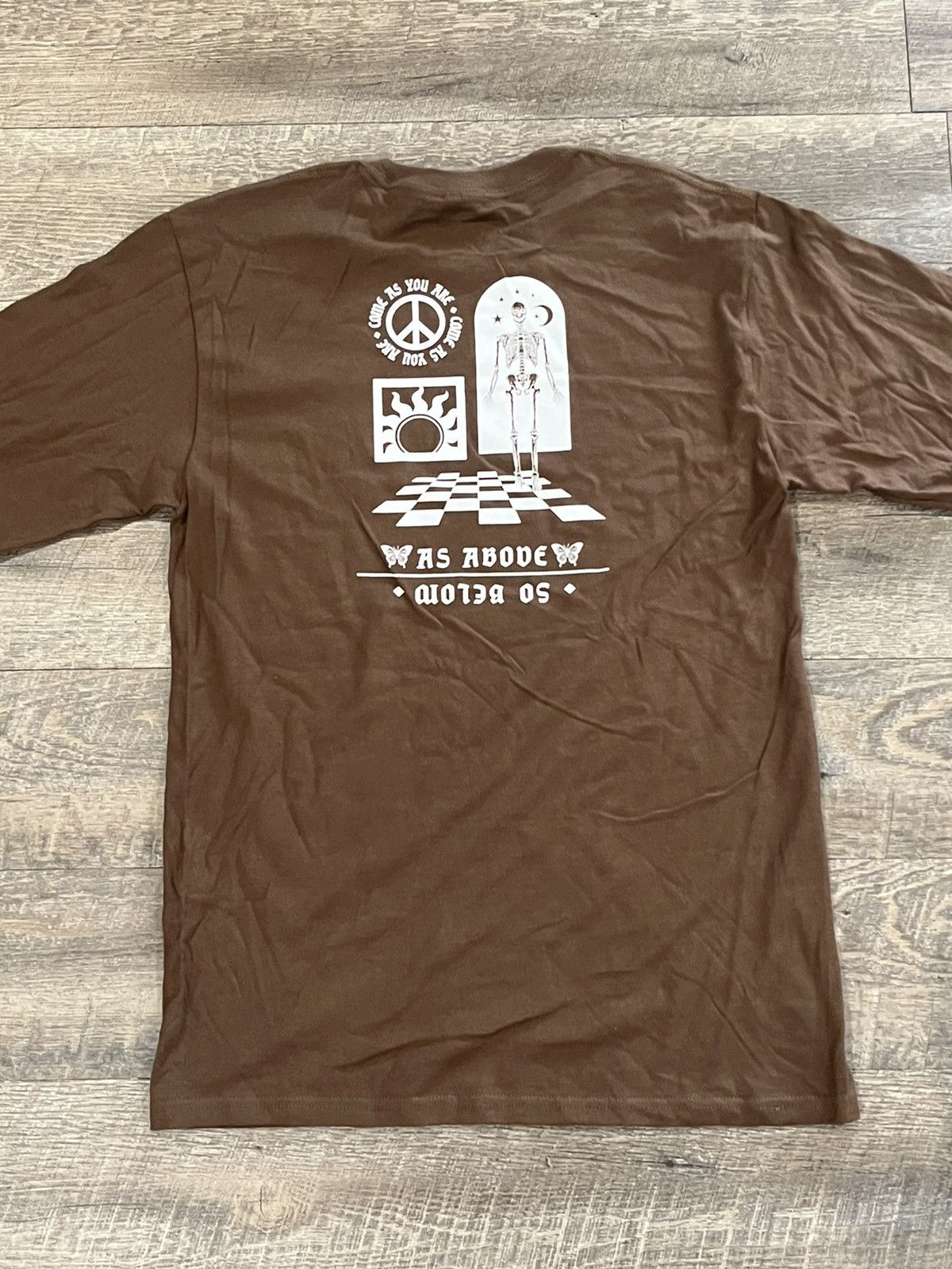Designer Come As You Are Brown Tee Size Medium Size US M / EU 48-50 / 2 - 5 Thumbnail