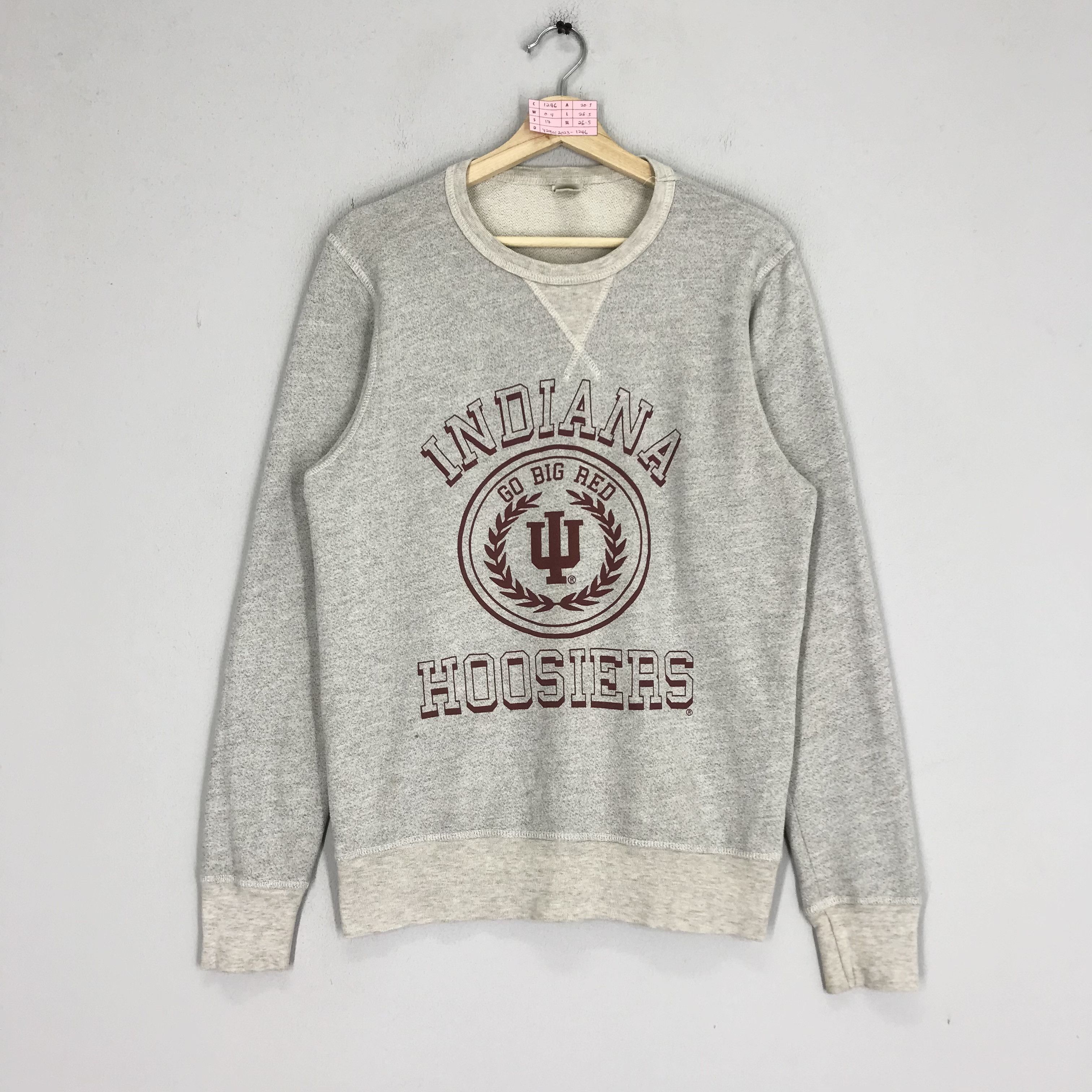Vintage Vintage Indiana University Hoosiers Sweatshirt Gray Size US S / EU 44-46 / 1 - 1 Thumbnail