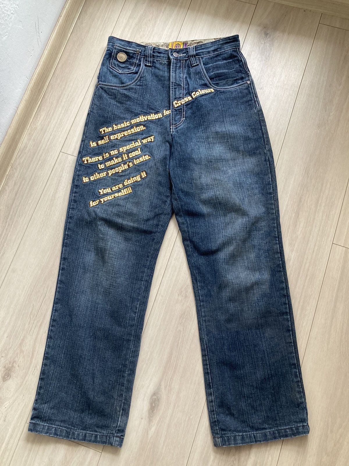 Vintage Cross Colours Vintage Denim Baggy Jeans Hip-Hop🌞 | Grailed