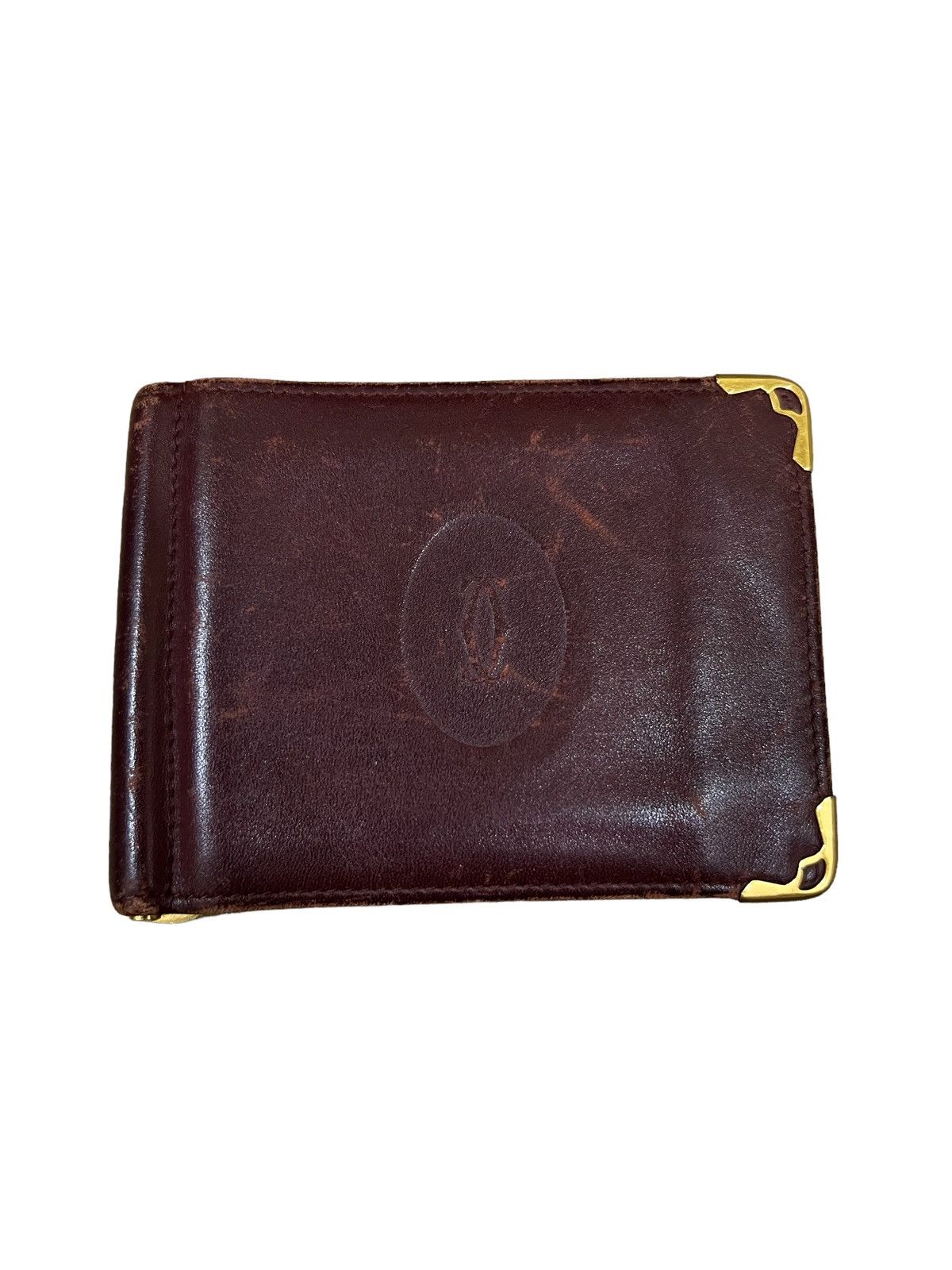Cartier GRAIL🔥OG Cartier Paris ™️ Logo Embossed Wallet Money Clip Size ONE SIZE - 2 Thumbnail