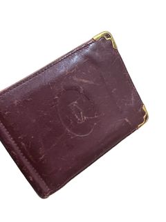 Hermes Money Clip Ex Libris Bill Scissors Vaux Swift Light Blue Wallet