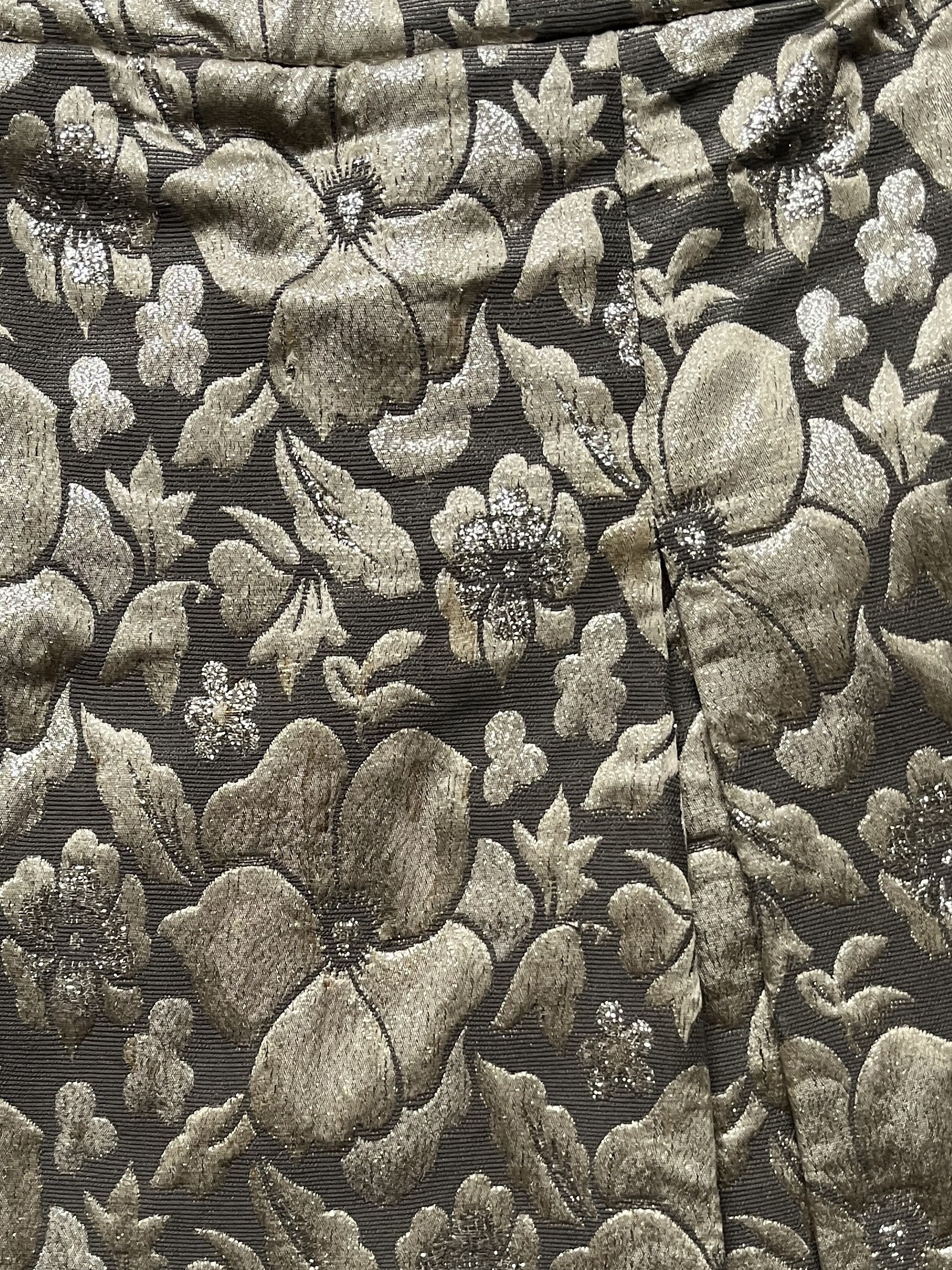 Miu Miu ⚡️QUICK SALE⚡️2001-04 Miu Miu Gold Patterned Skirt Size 32" / US 10 / IT 46 - 7 Thumbnail