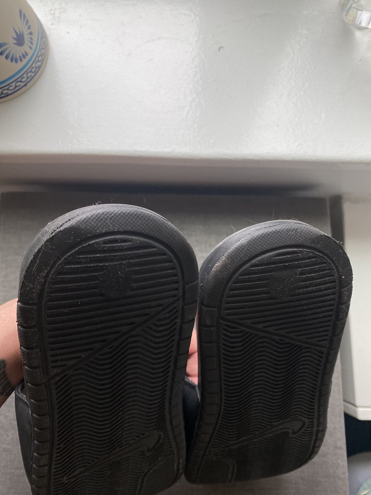 Nike × Stussy Nike stussy benassi black Size US 10 / EU 43 - 5 Thumbnail