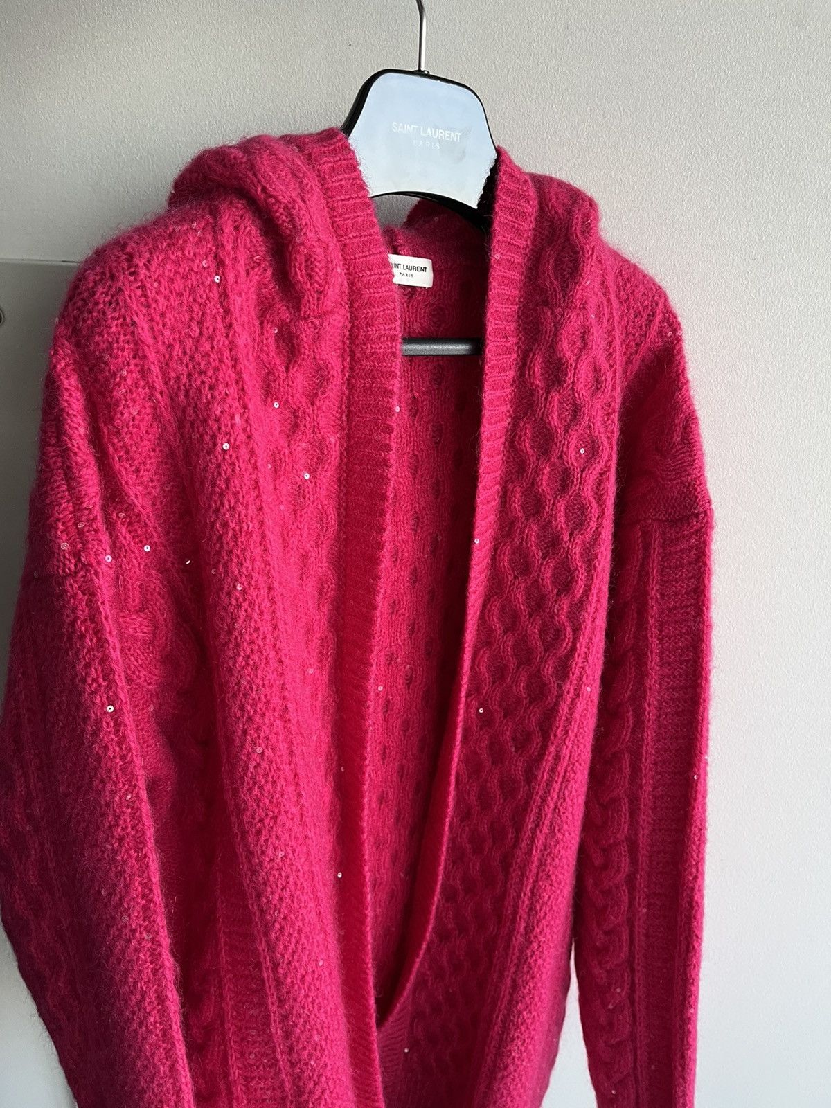 Saint Laurent Paris $2,800 Value Super Runway Brand New Cashmere Mohair Sweater Size US XL / EU 56 / 4 - 23 Thumbnail