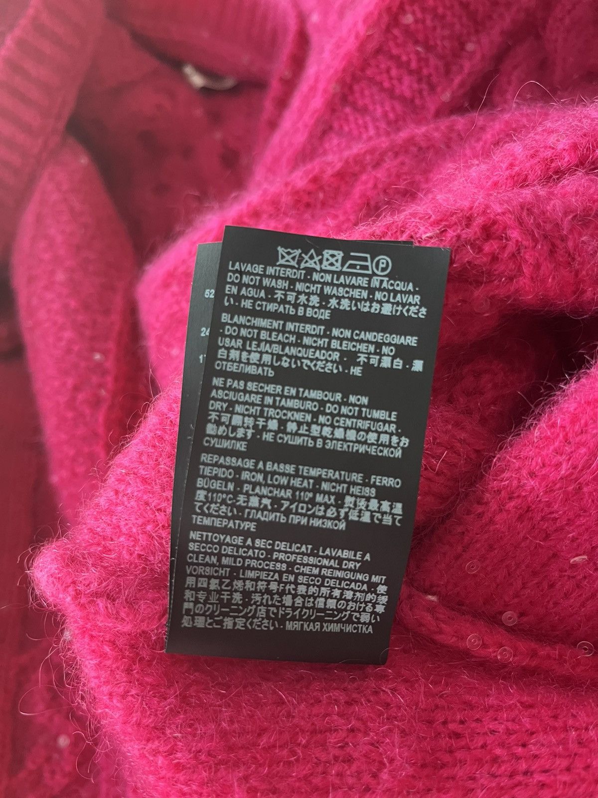 Saint Laurent Paris $2,800 Value Super Runway Brand New Cashmere Mohair Sweater Size US XL / EU 56 / 4 - 12 Thumbnail