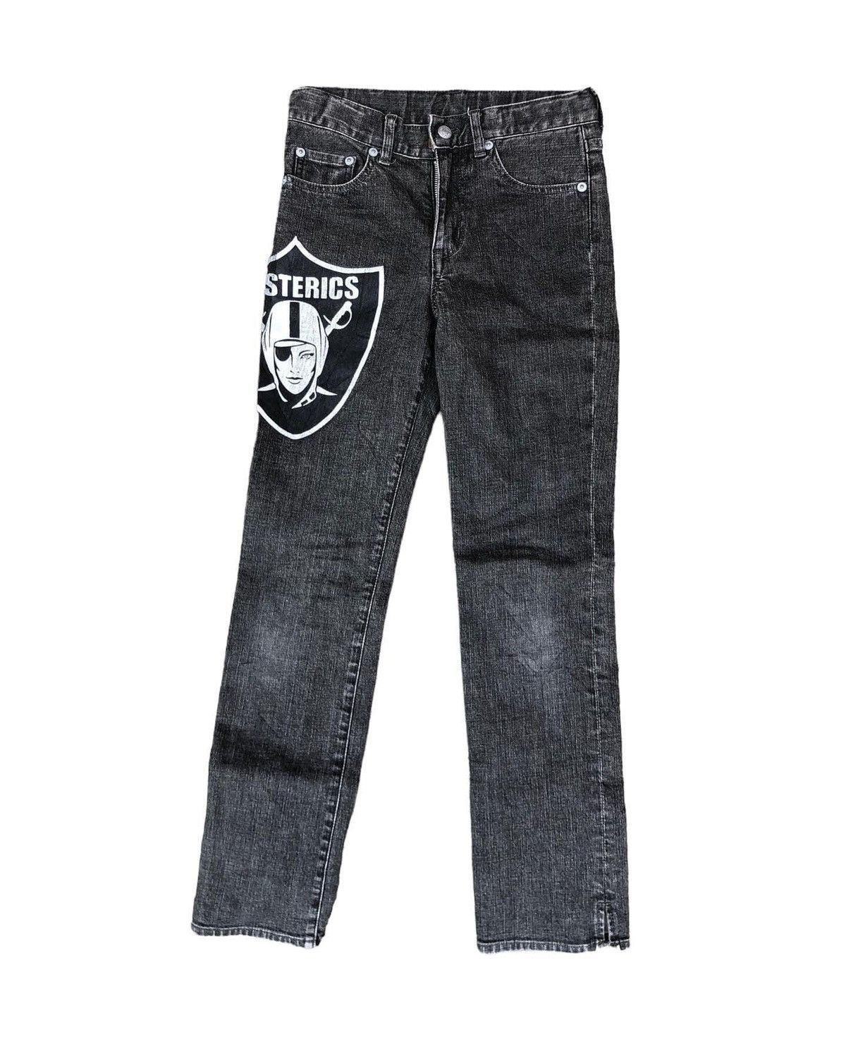 RARE Vintage Hysteric Glamour Raiders 69 BLACK Denim