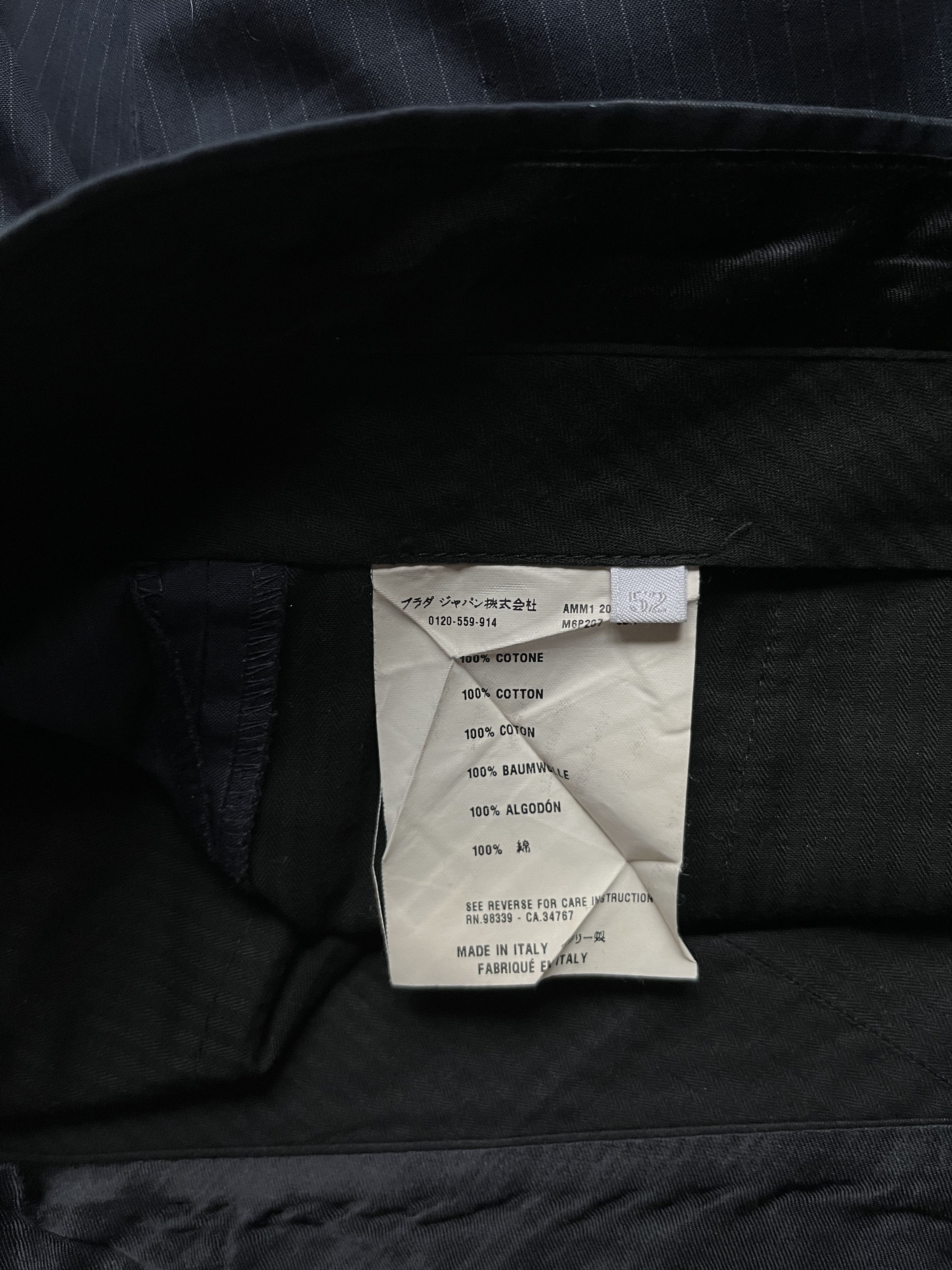 Miu Miu ⚡️QUICK SALE⚡️2006 Miu Miu Navy Pinstripe Pants Trousers Size US 36 / EU 52 - 4 Thumbnail