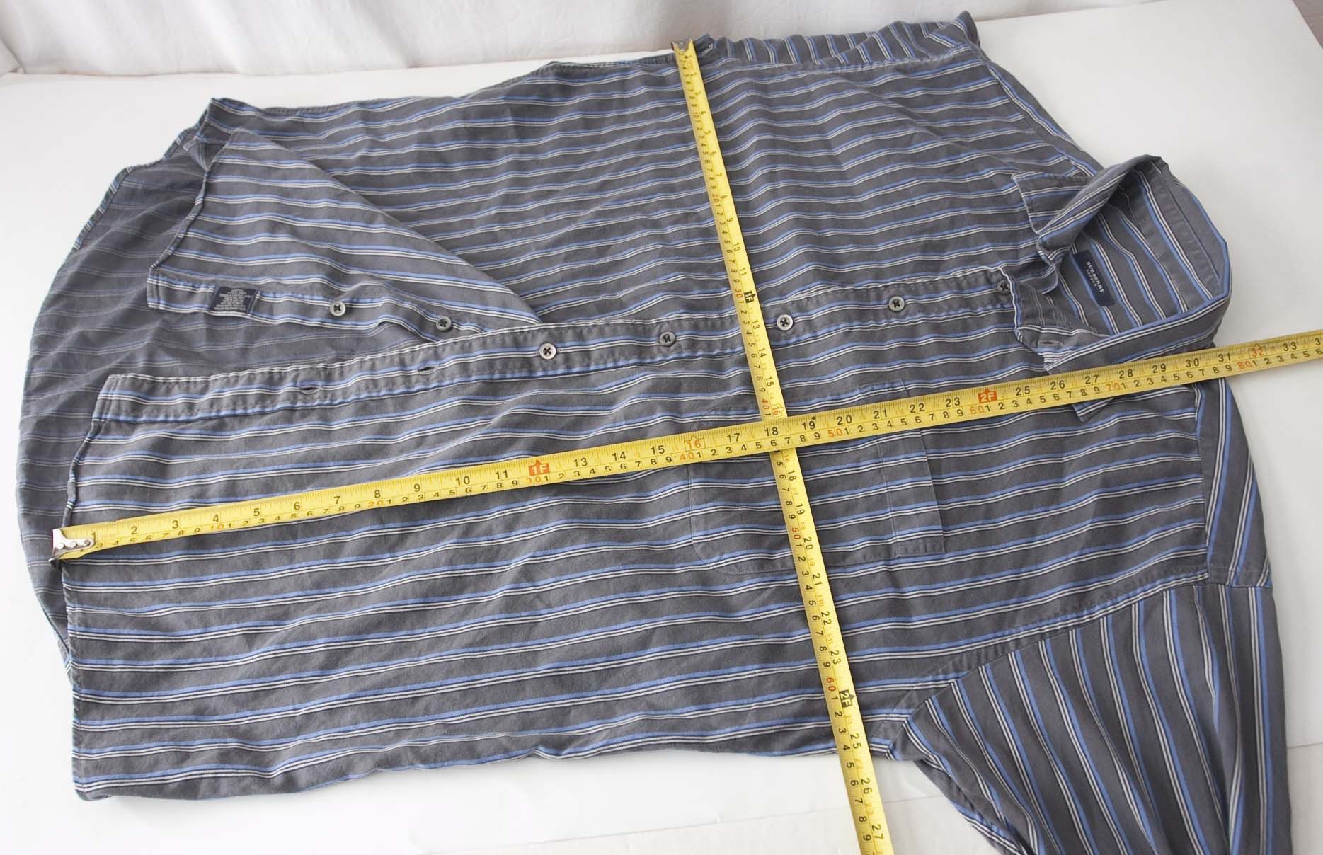 Burberry Burberry London Shirt Flannel Made in USA Gray Size L /XL Size US L / EU 52-54 / 3 - 5 Thumbnail