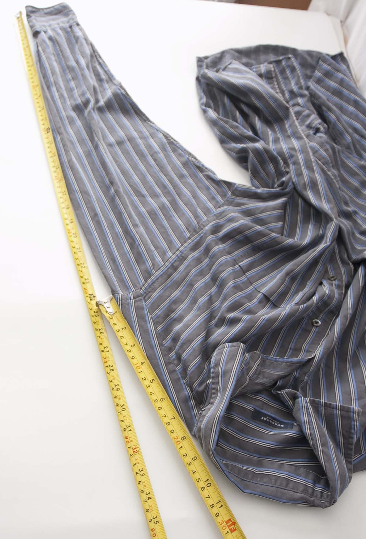 Burberry Burberry London Shirt Flannel Made in USA Gray Size L /XL Size US L / EU 52-54 / 3 - 6 Thumbnail
