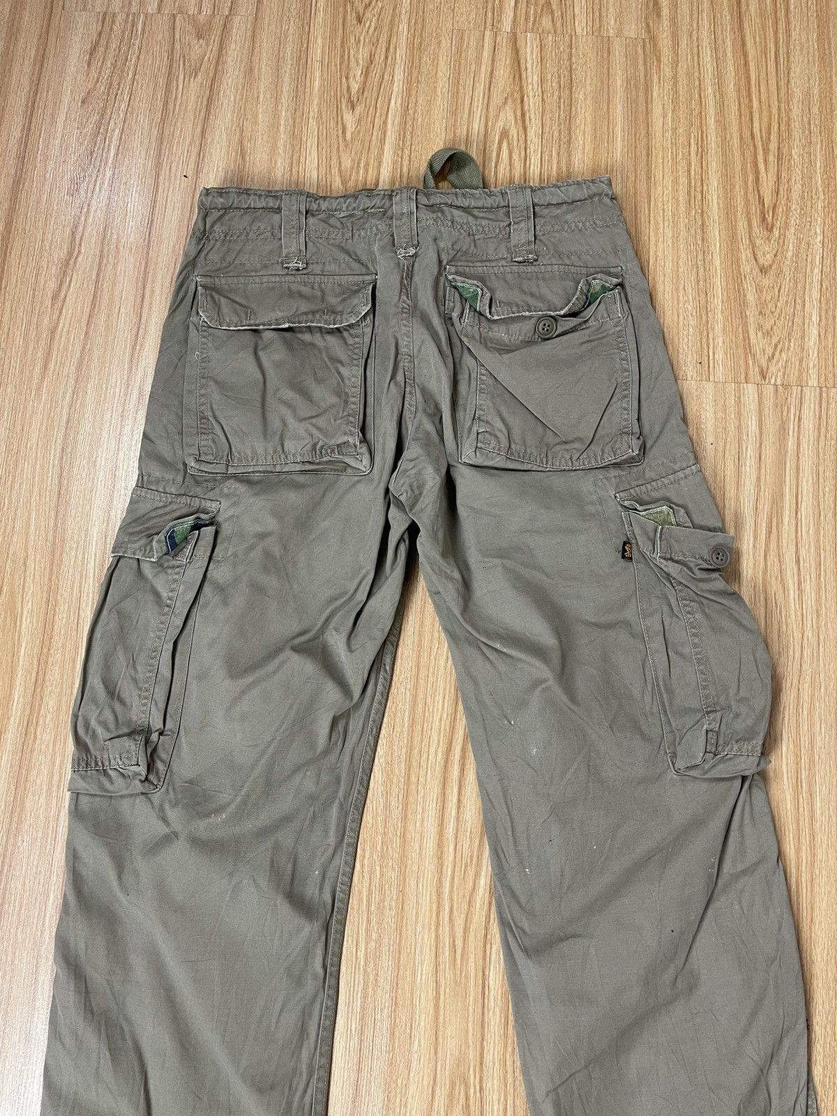 Alpha Industries QUICK SALE🚨Alpha Industries Baggy Cargo Pants Multipockets Size US 31 - 6 Thumbnail