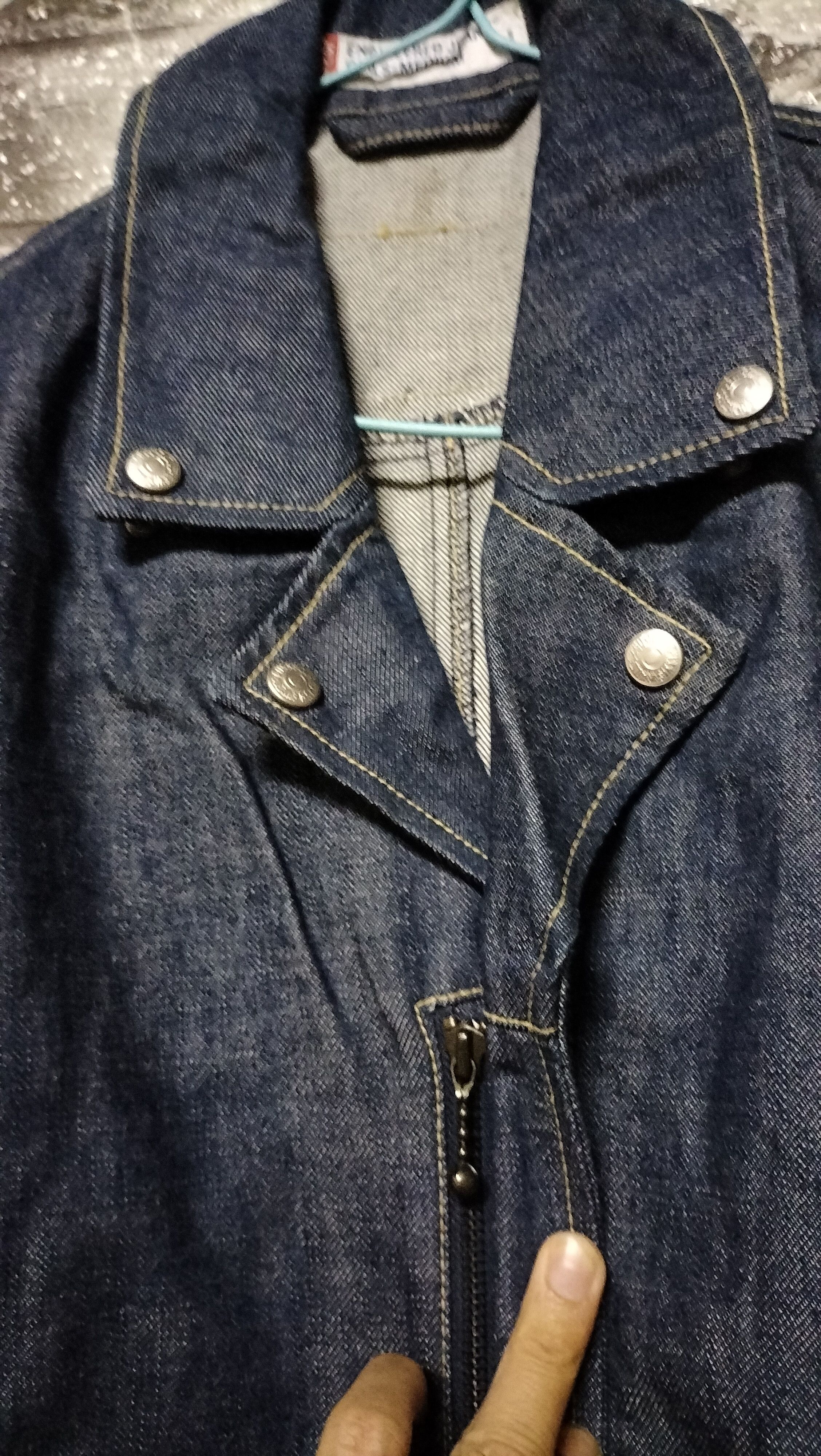 Engineered Garments Vintage Levis Engineered Jeans Denim Trench Jacket RARE Size M / US 6-8 / IT 42-44 - 14 Thumbnail