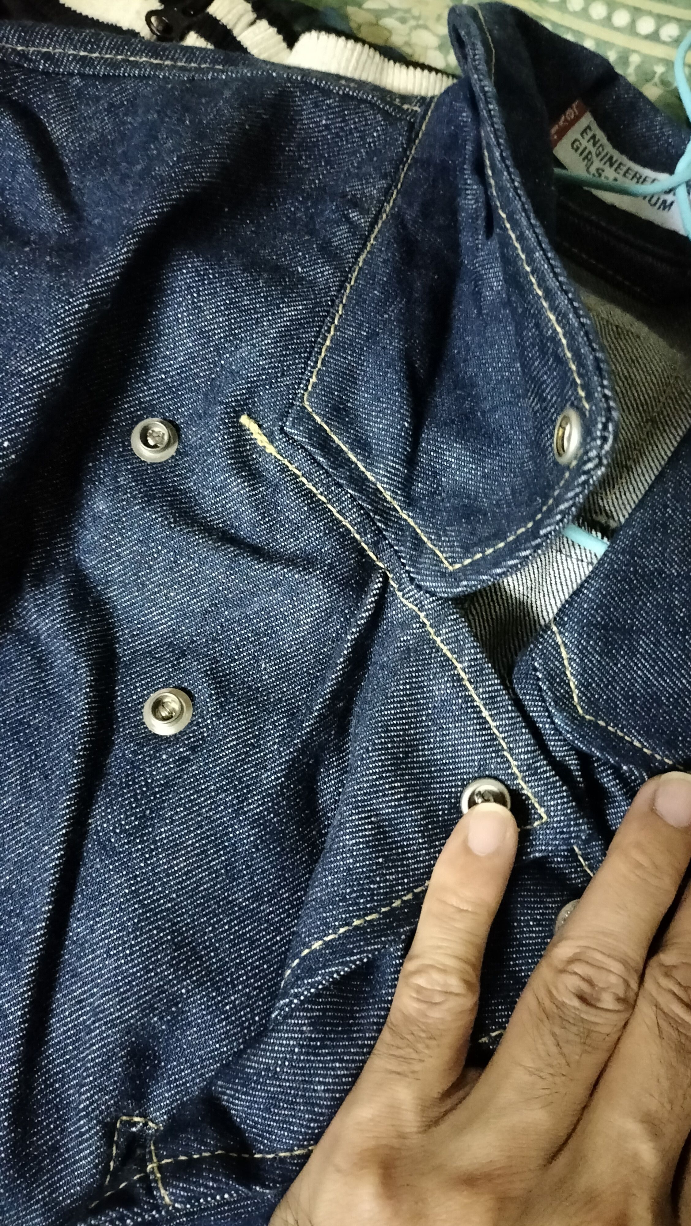 Engineered Garments Vintage Levis Engineered Jeans Denim Trench Jacket RARE Size M / US 6-8 / IT 42-44 - 6 Thumbnail