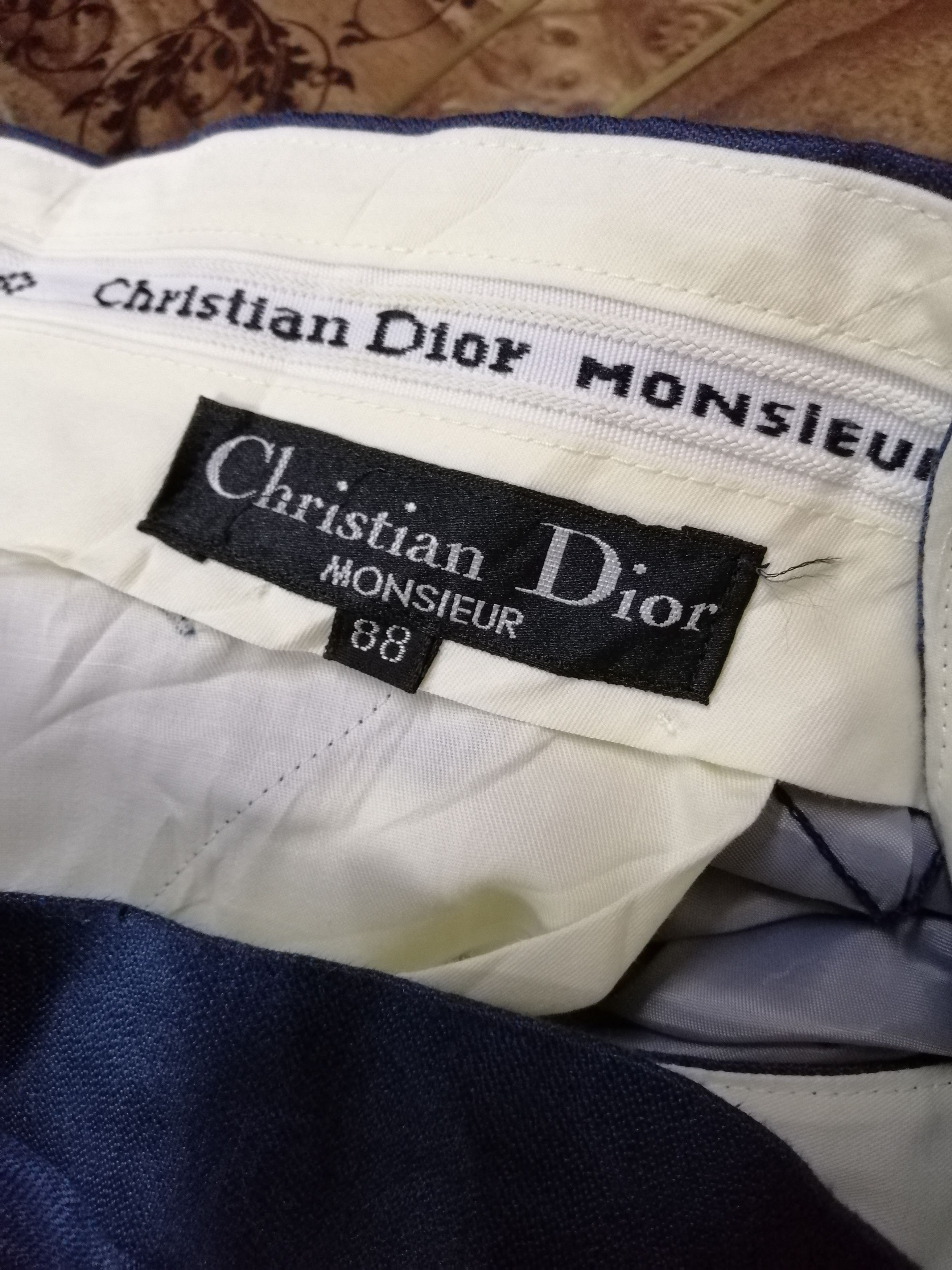 Christian Dior Monsieur Vintage Pant Baggies Christian Dior Soft Cotton Straight Size US 32 / EU 48 - 5 Thumbnail