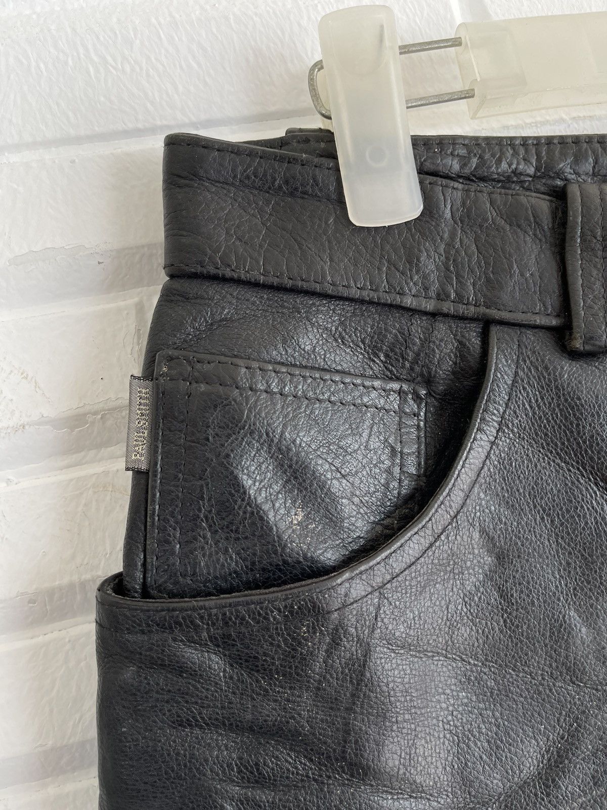 Paul Smith ✅WINTER SALE🔥 Black Cowhide Leather Paul Smith Pants Size US 29 - 4 Thumbnail