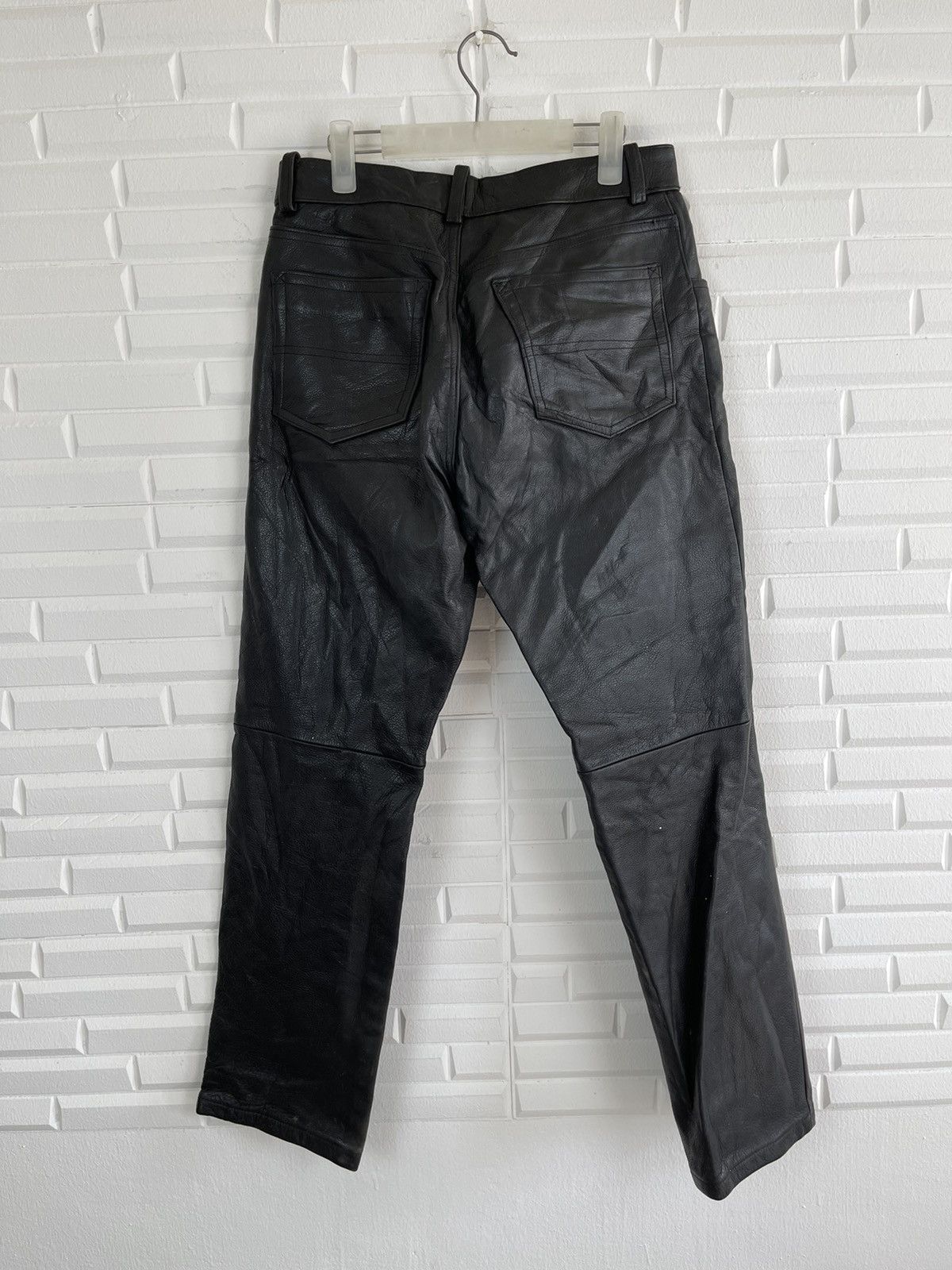 Paul Smith ✅WINTER SALE🔥 Black Cowhide Leather Paul Smith Pants Size US 29 - 6 Thumbnail