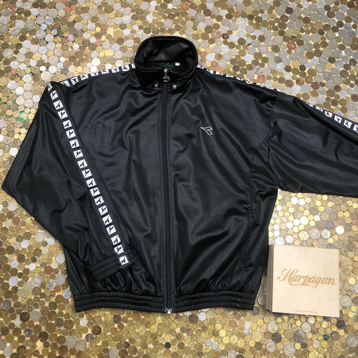 Diadora Diadora zip tracksuit sweatshirt 90's Size US XL / EU 56 / 4 - 1 Thumbnail