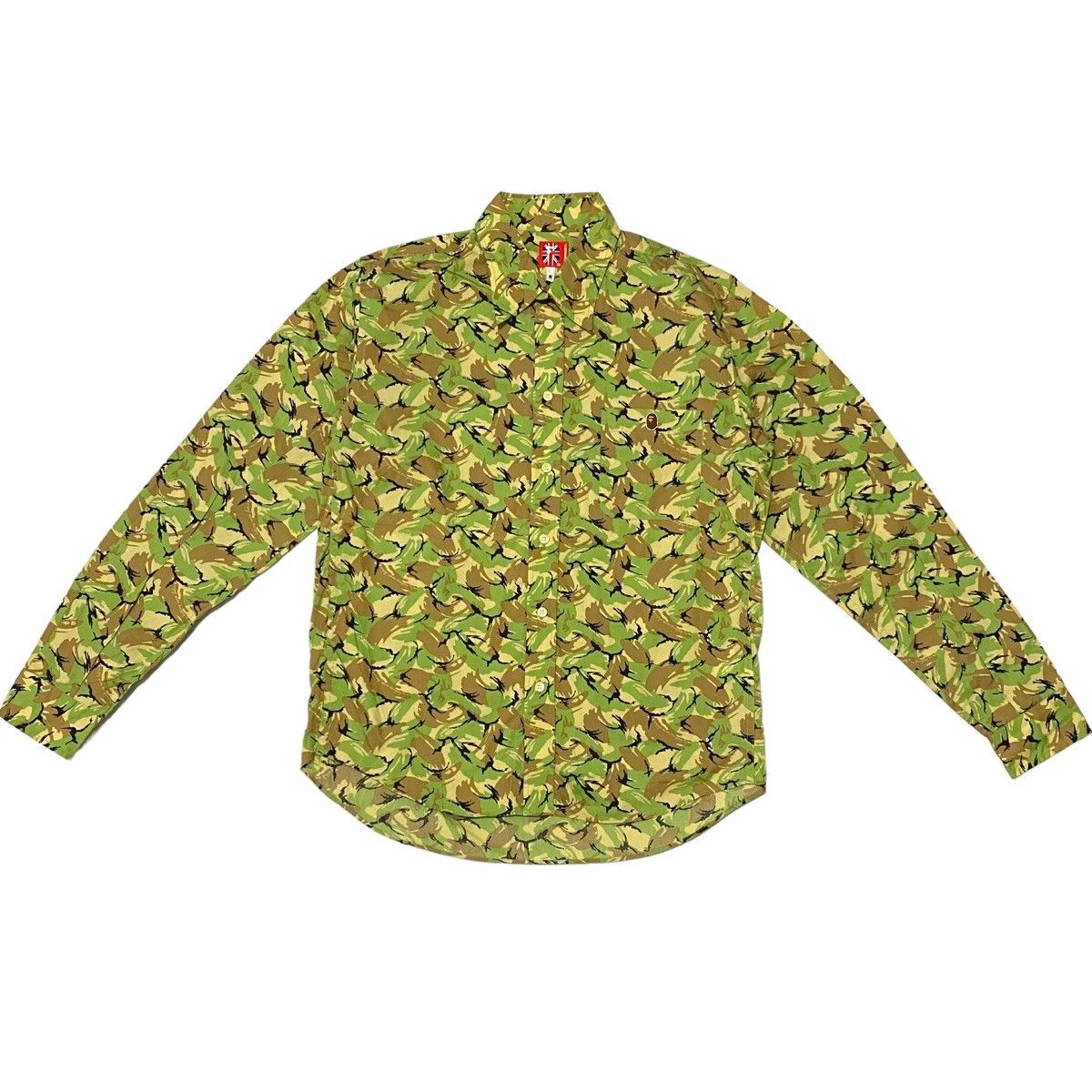 Bape Camo Button Up Shirt Size US M / EU 48-50 / 2 - 1 Thumbnail