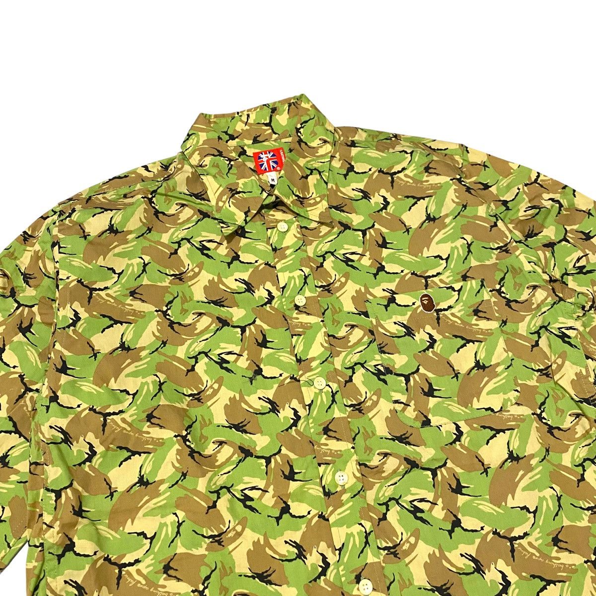 Bape Camo Button Up Shirt Size US M / EU 48-50 / 2 - 2 Thumbnail