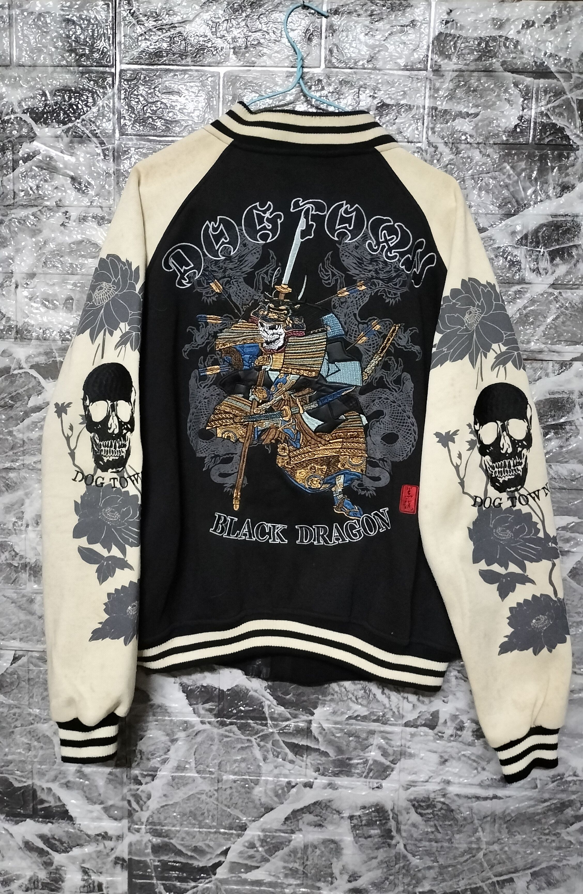 Dogtown × JNCO Vintage 90s Dog Town Black Dragon Baggy Sukajan