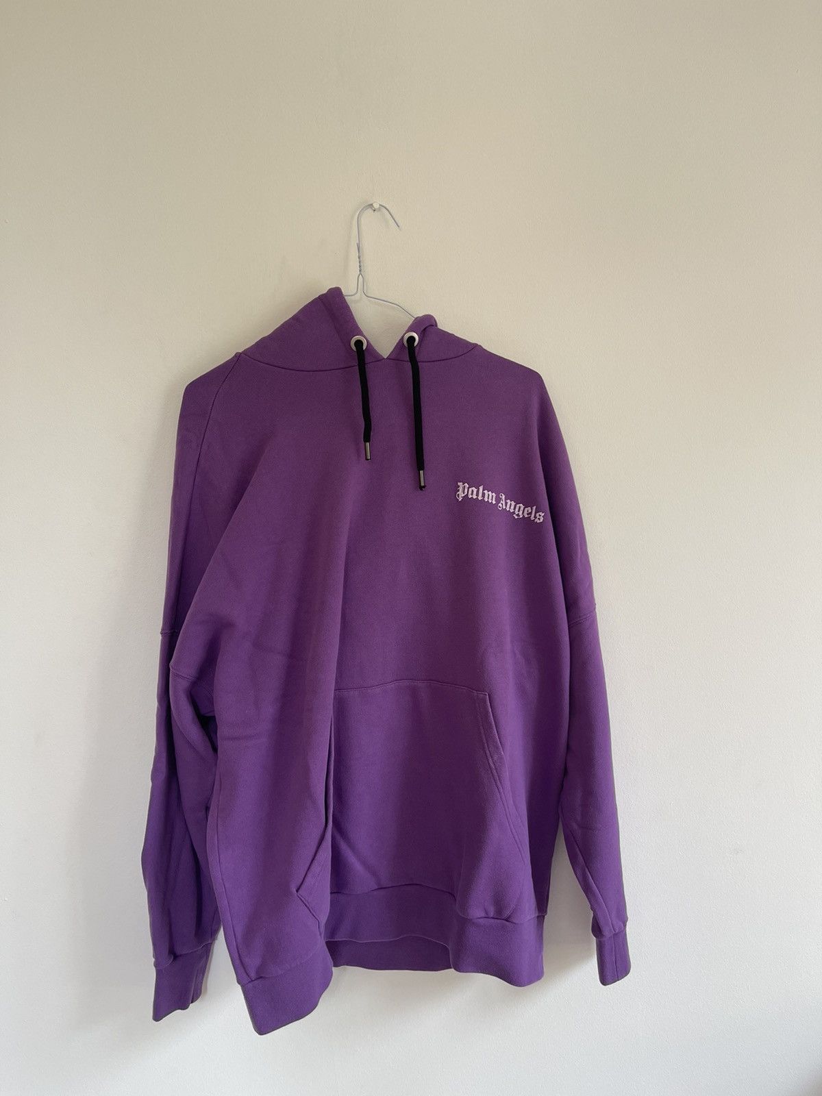 Palm angels purple Logo Hoodie