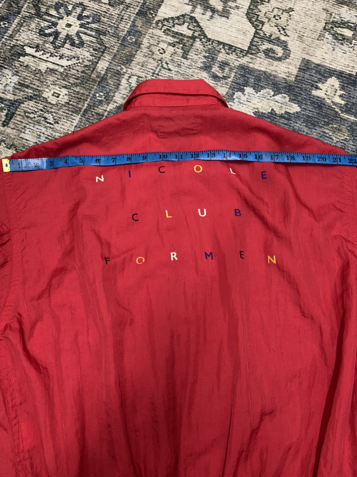 Japanese Brand Nicole Club For Men Back Print Light Jacket Size US L / EU 52-54 / 3 - 14 Thumbnail